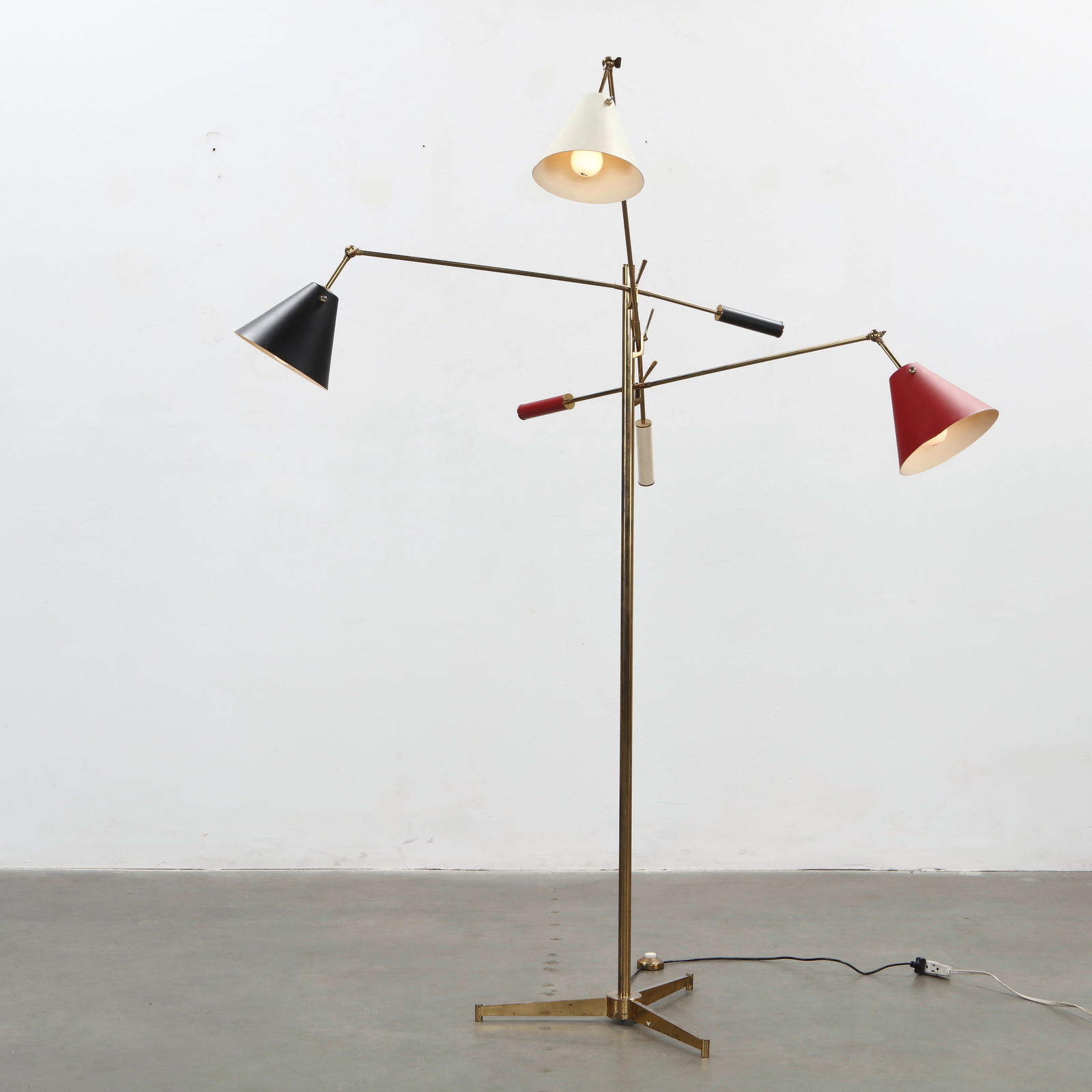 Arredoluce Triennale Floor Lamp attributed to Angelo Lelii, 1950s (1 of 16)