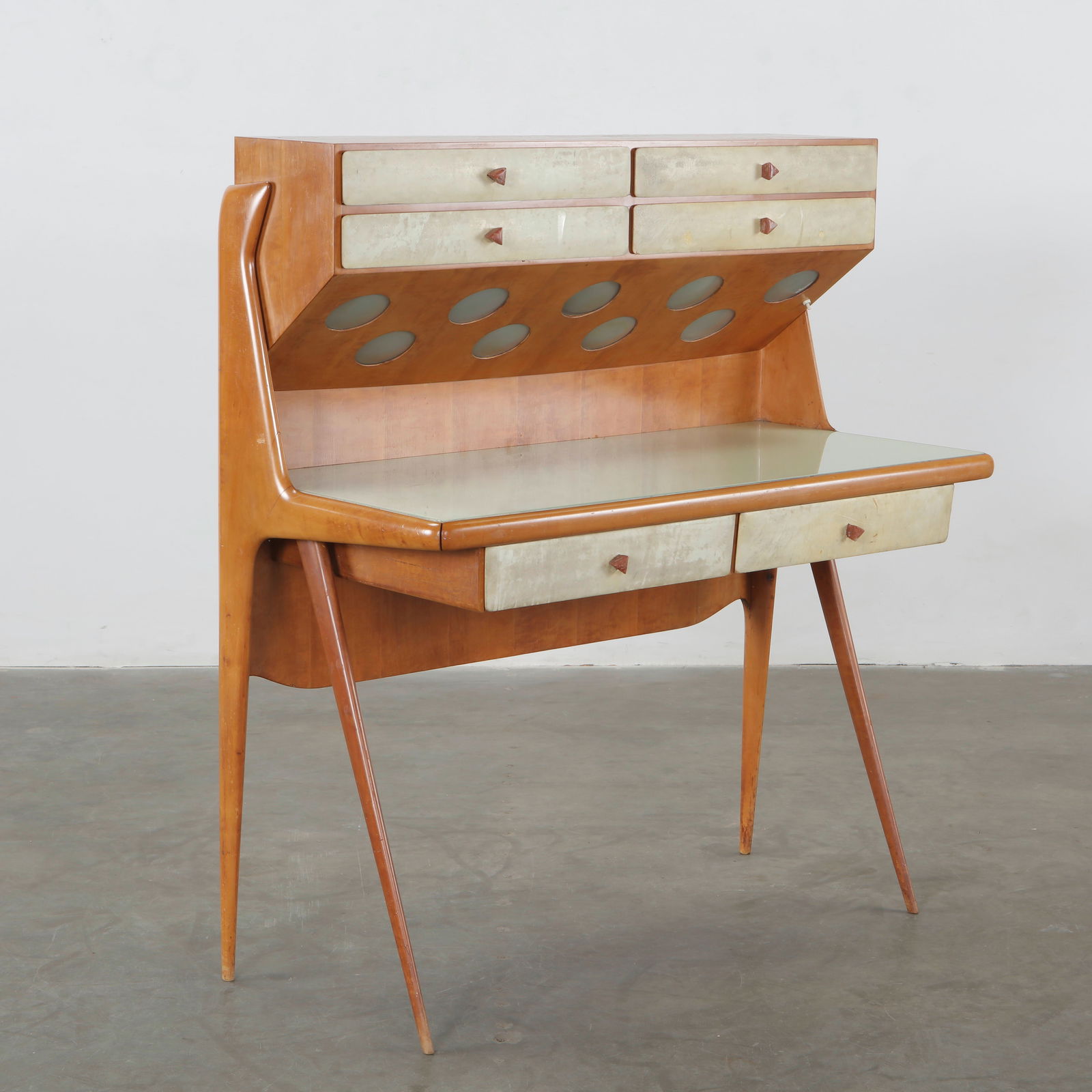 Mid-Century Italian Desk in the style of Ico Parisi, 1950s (1 of 18)