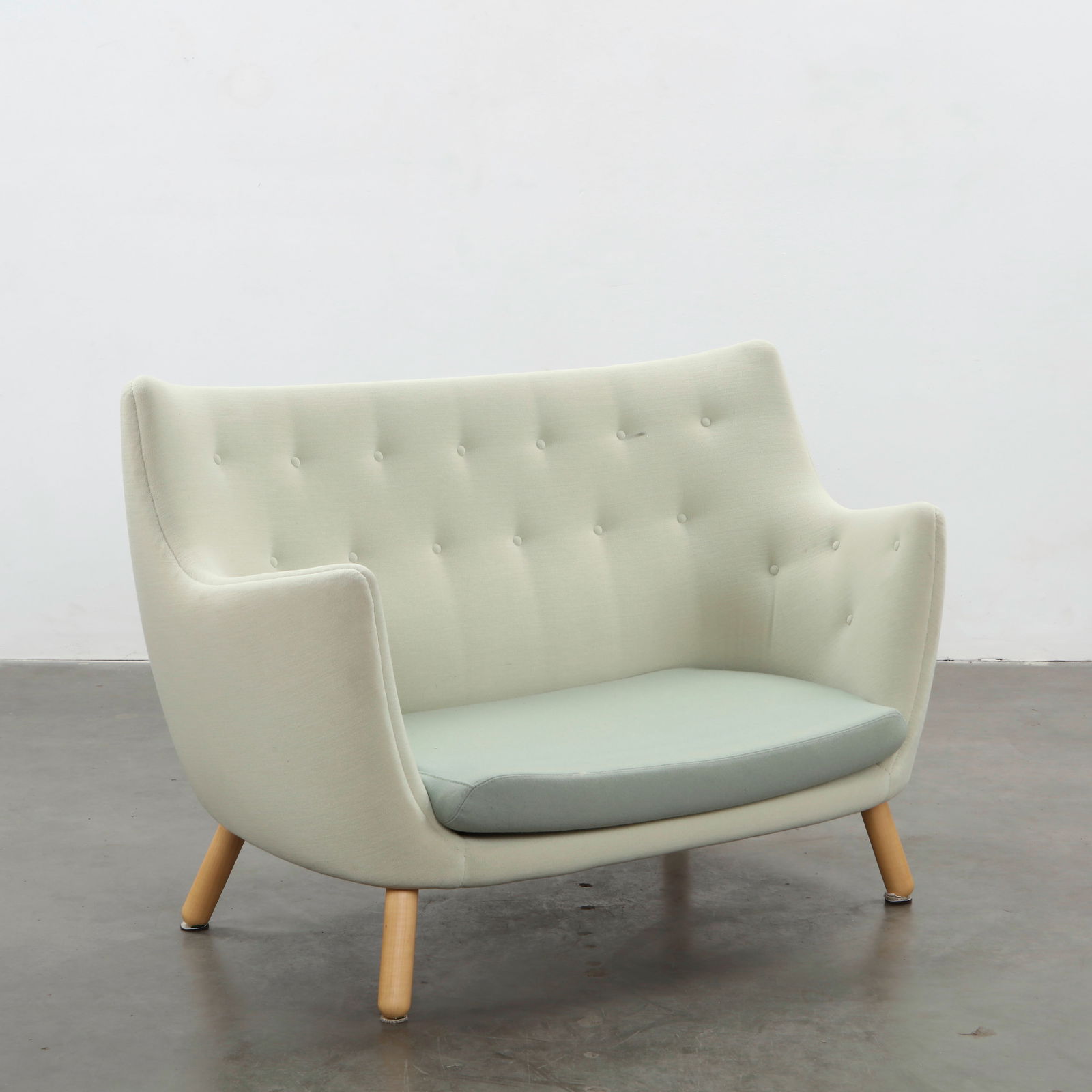 Finn Juhl Poet Settee Green, 2000s (1 of 13)