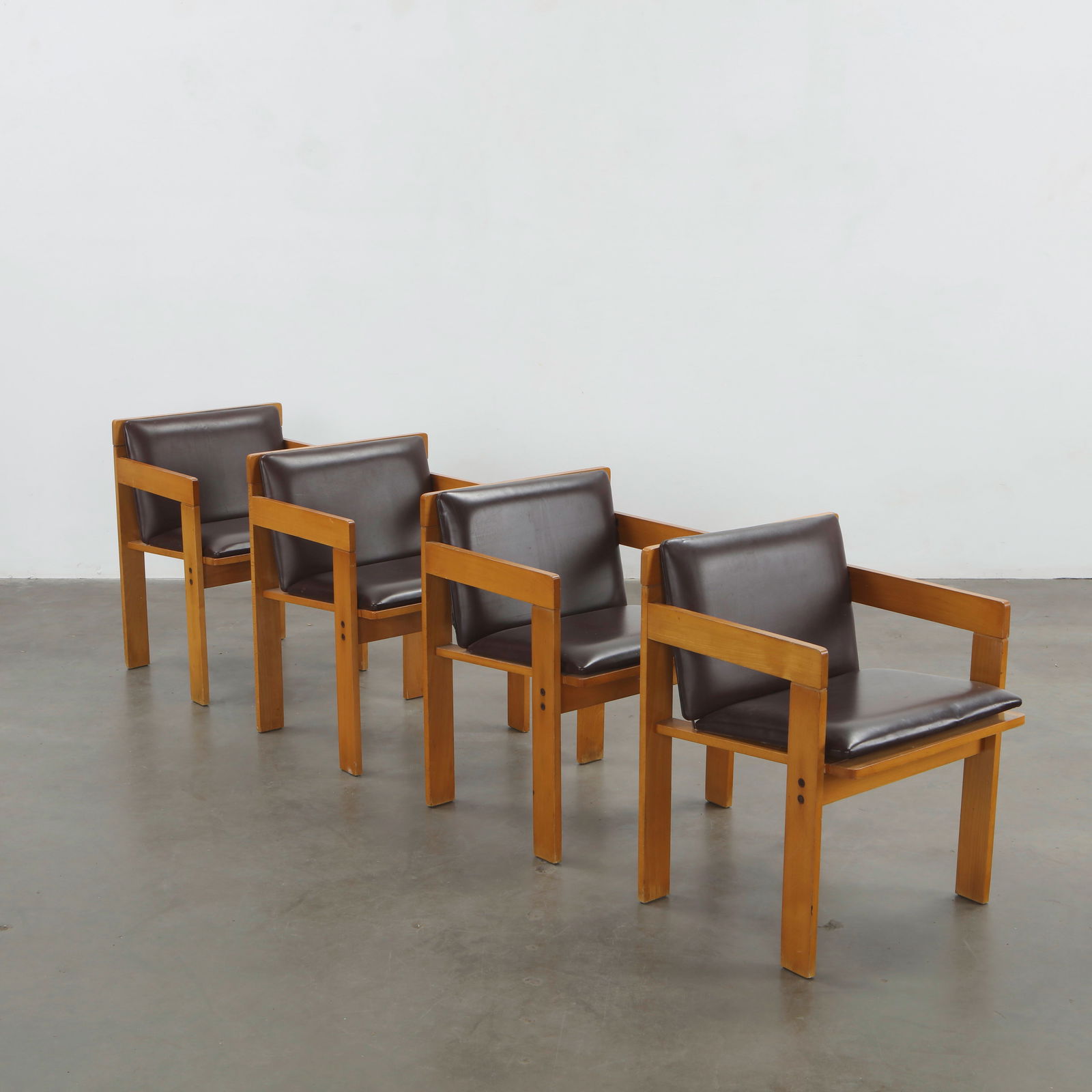 Fratelli Reguitti for Poltrona, Set of Four Dining Chairs, 1970s (1 of 20)