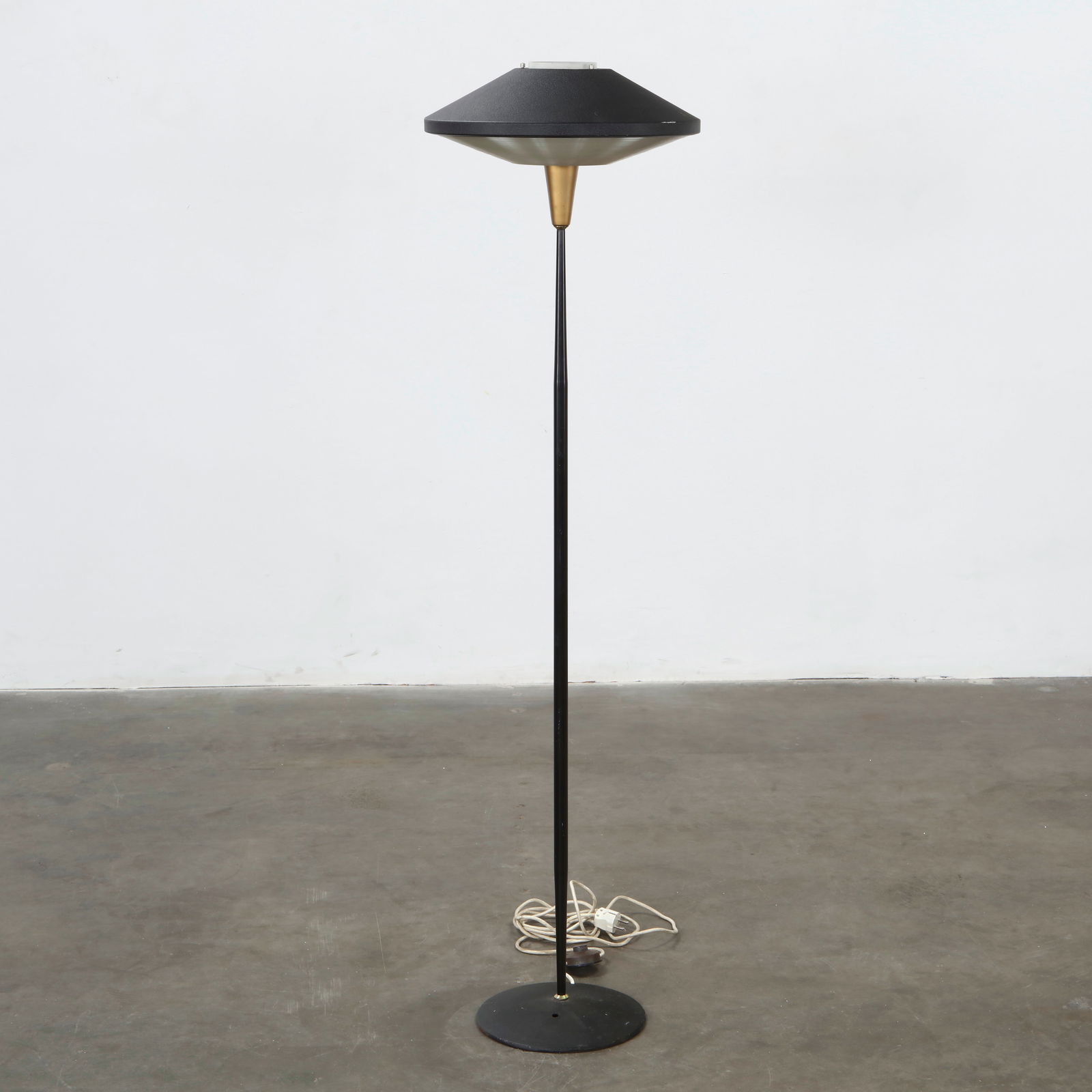 Space Age Floor Lamp with UFO Shade, 1970s (1 of 8)