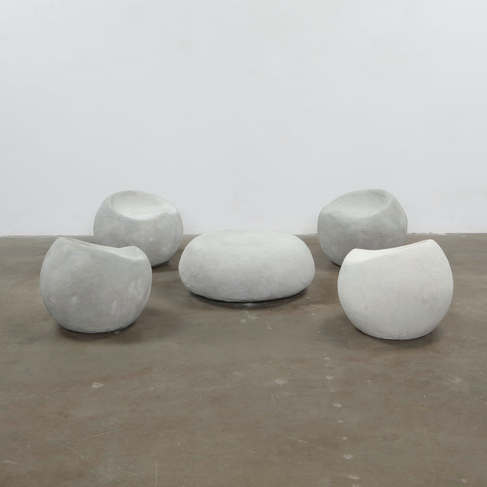 Sculptural Concrete Seating Set, 1970s (1 of 15)