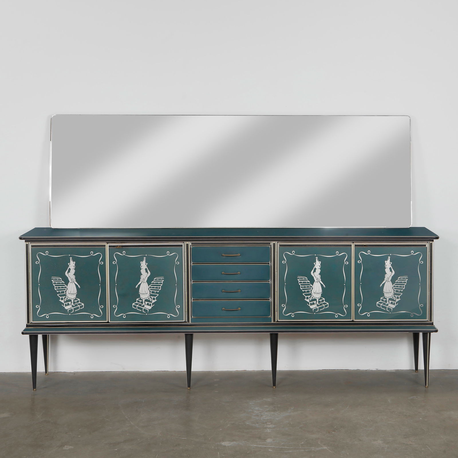 Umberto Mascagni, Sideboard with Mirror, 1960s (1 of 11)