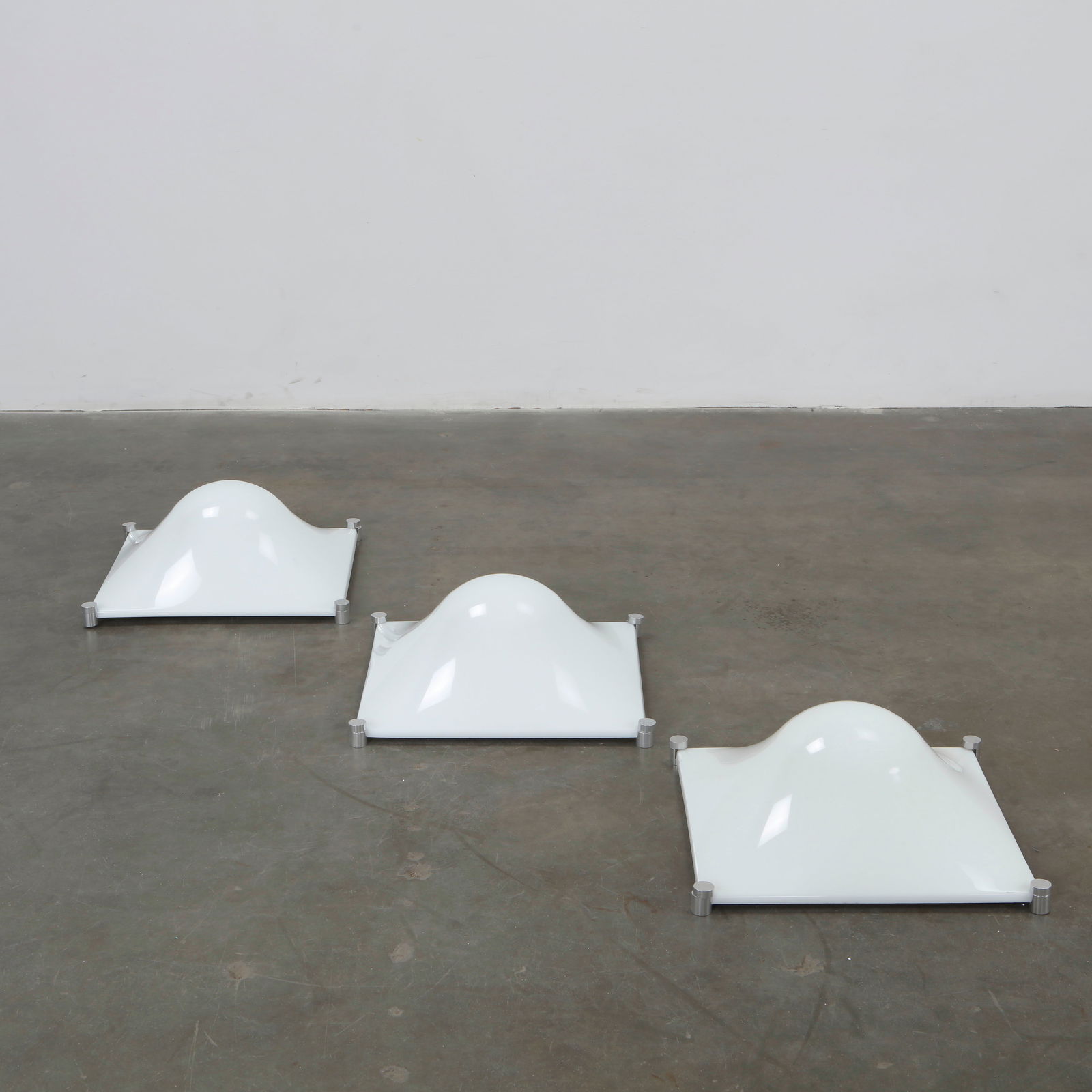 Elio Martinelli for Martinelli Luce, Set of Three Bolla Wall Lights, 1960s (1 of 18)