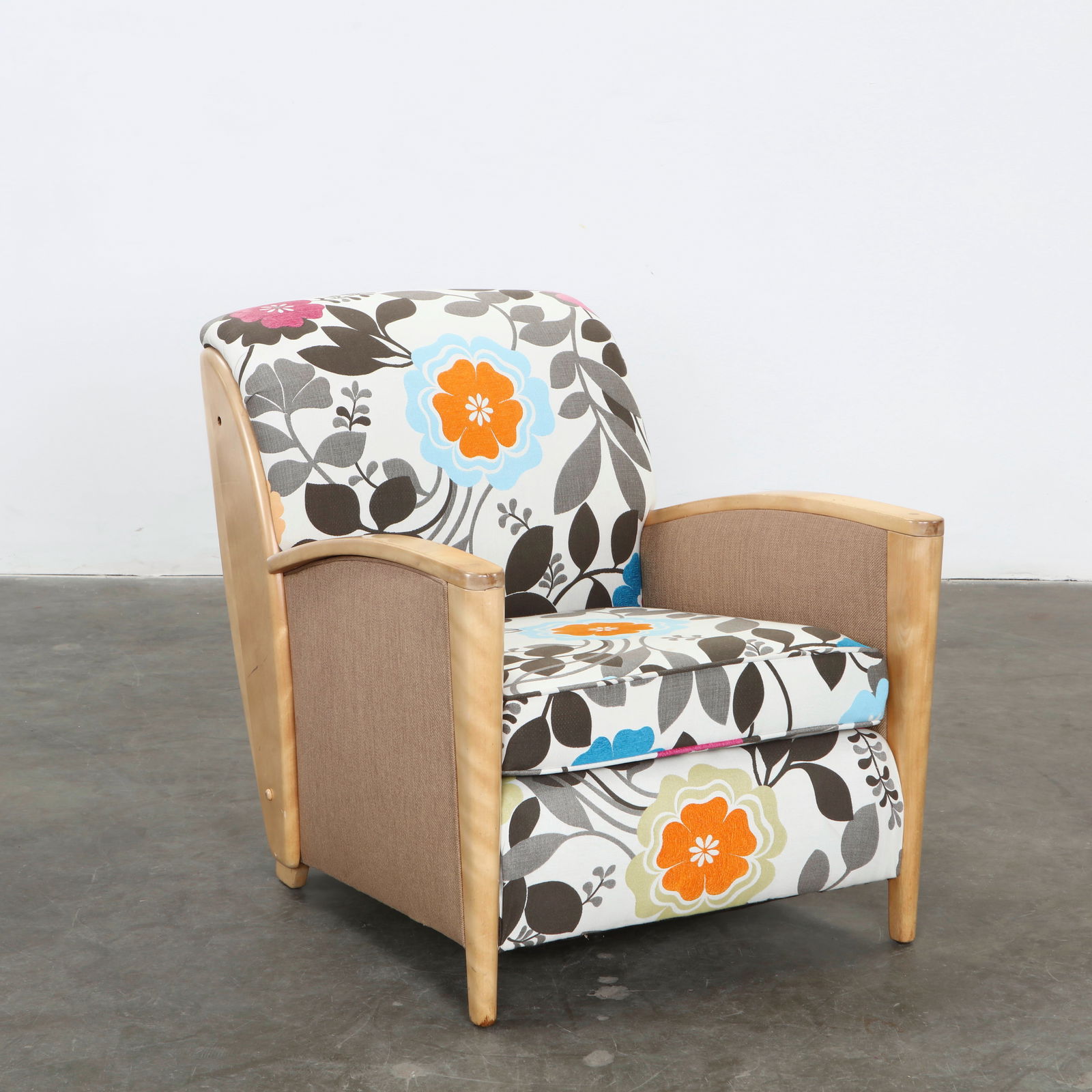Heywood Wakefield, Large armchair, Swedish Modern C3367, 1950s (1 of 12)