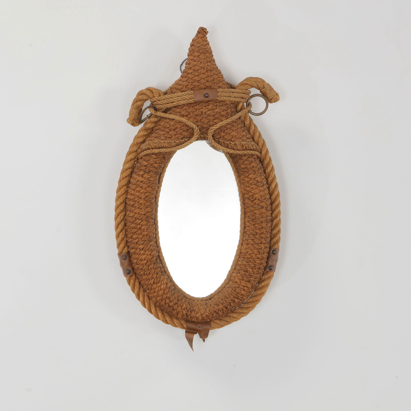 Audoux Minet, Rope Mirror, 1960s (1 of 3)