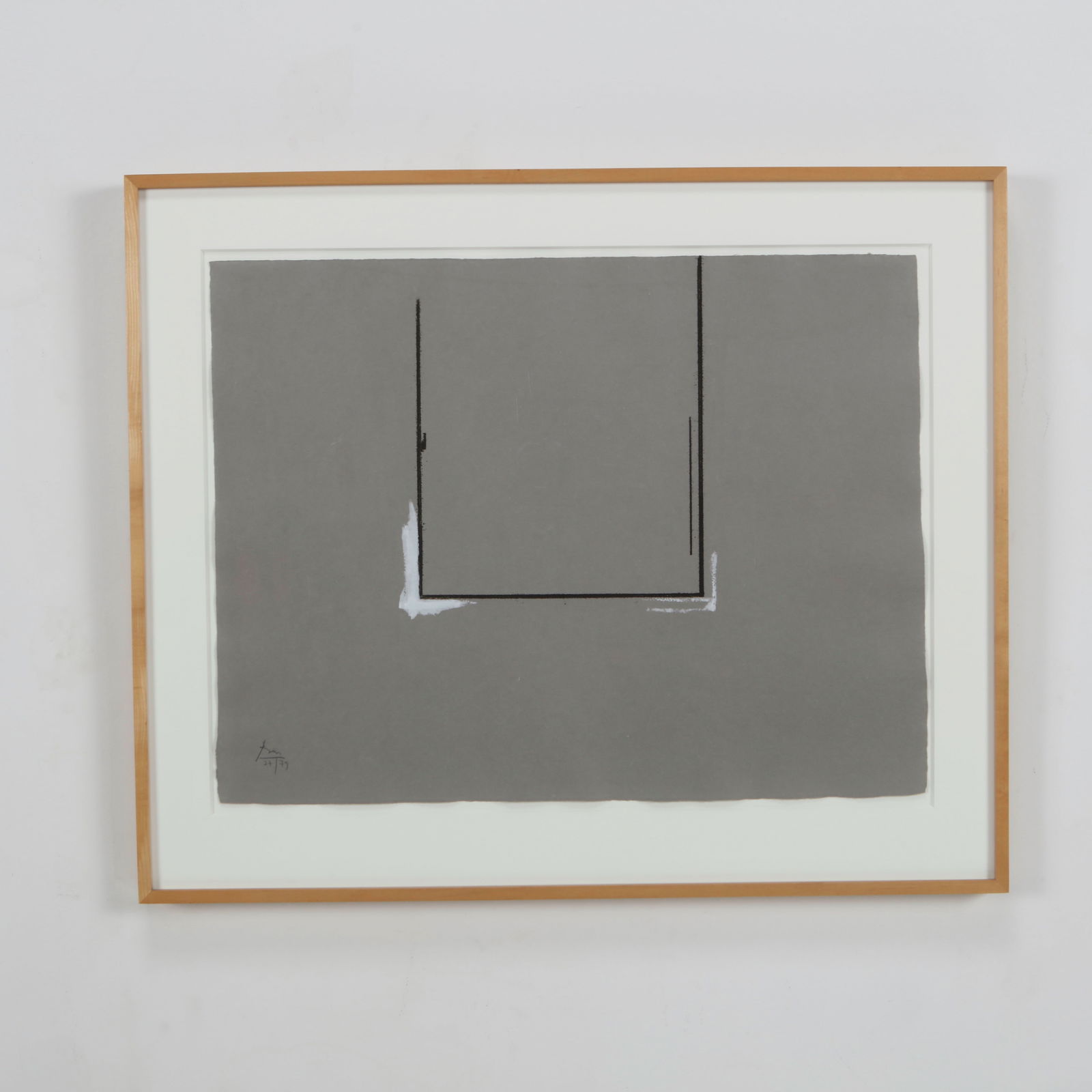 Robert Motherwell, Gray Open with White Paint, 1960s (1 of 6)
