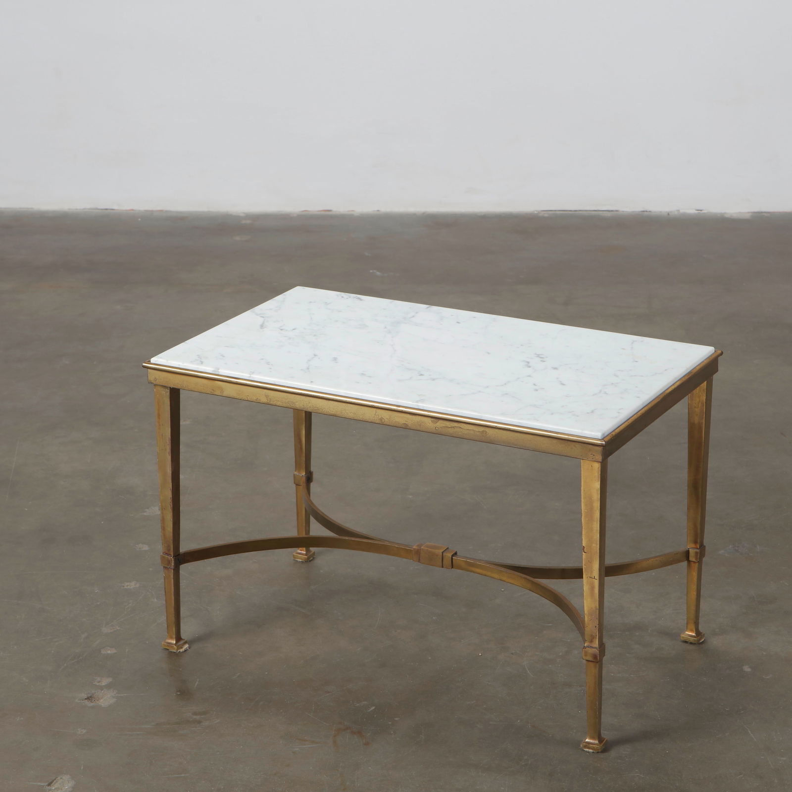 Marble and Bronze Side Table, 1960s (1 of 16)