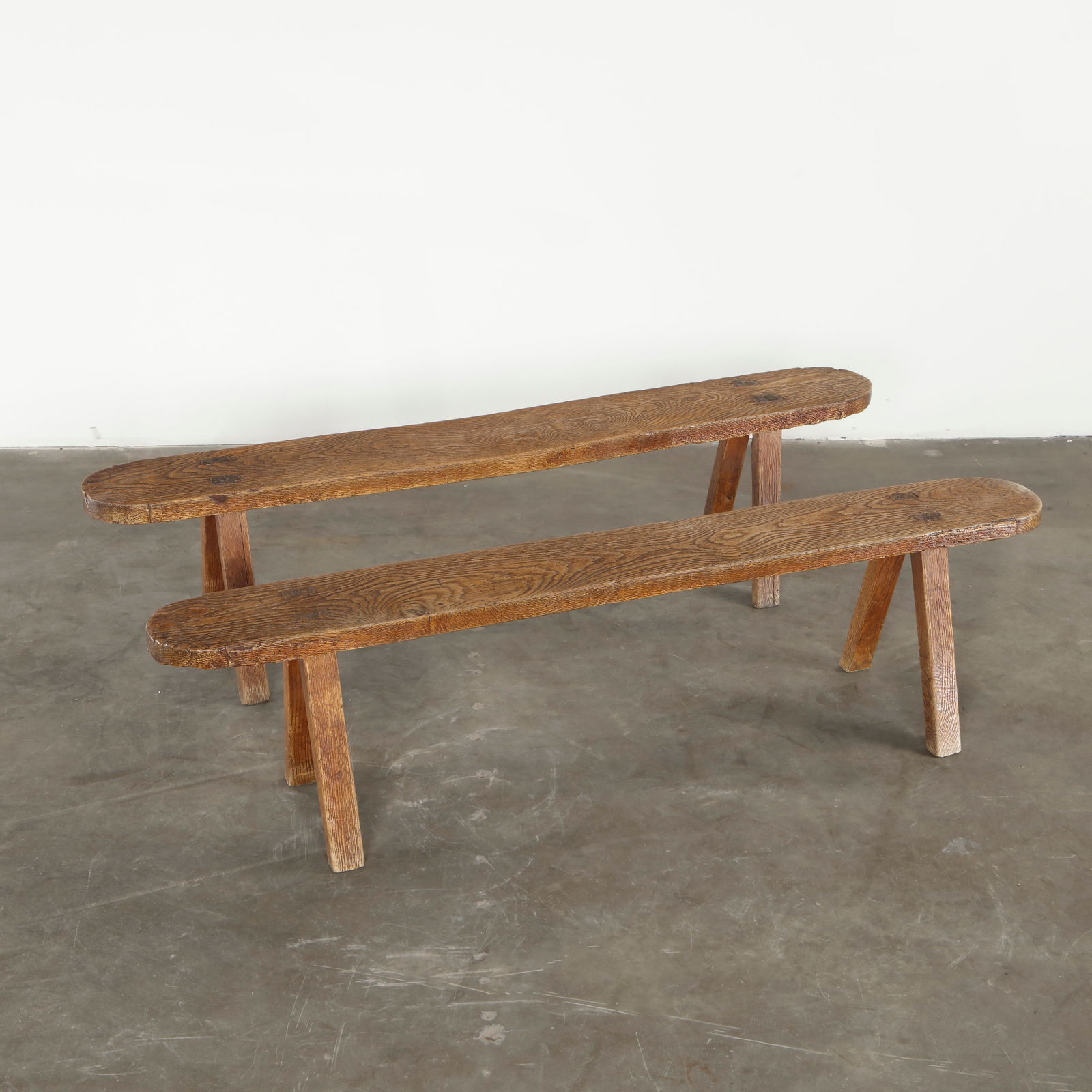 Pair of Antique French Country Benches, 1900s (1 of 15)