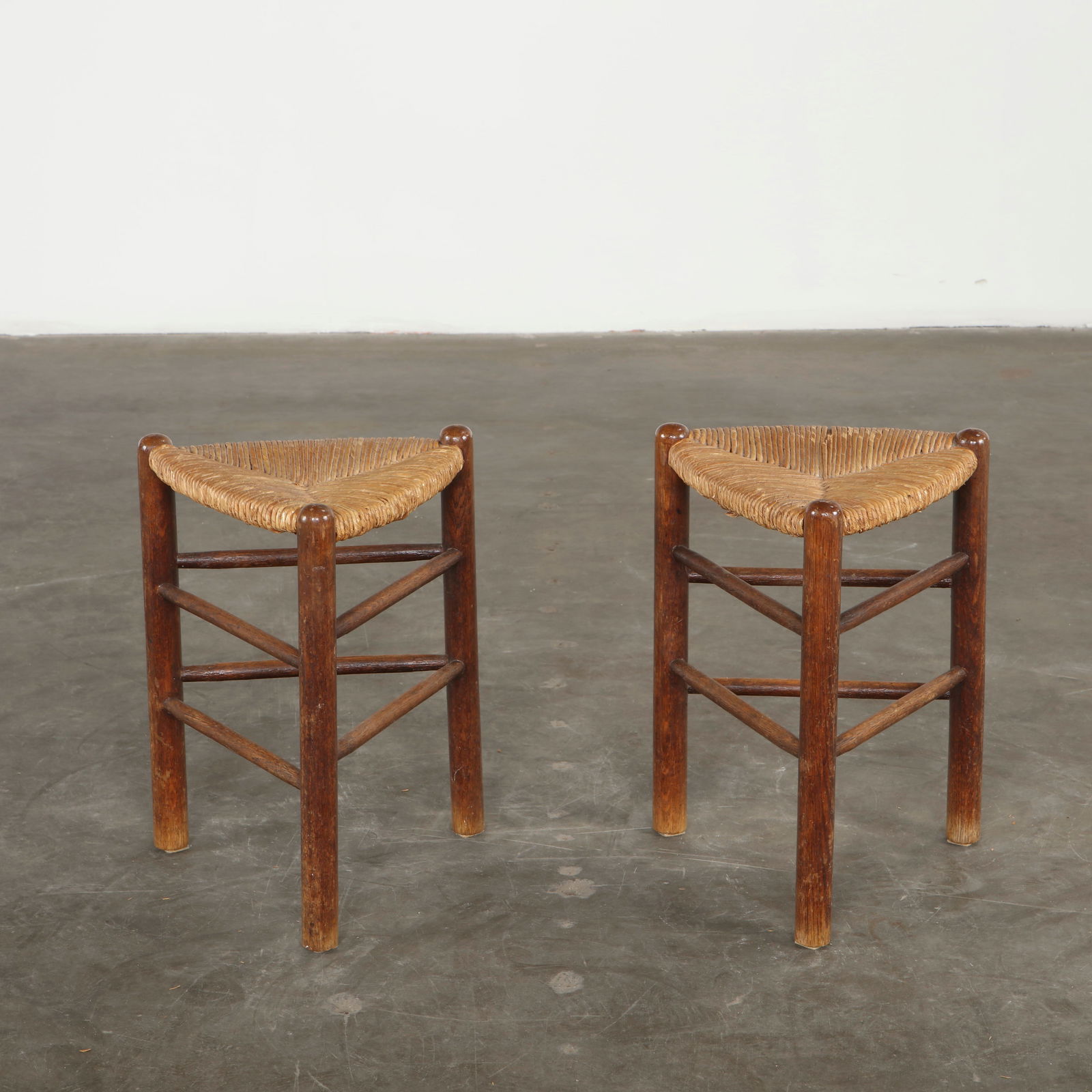 Pair of Rustic Stools, 1960s (1 of 11)