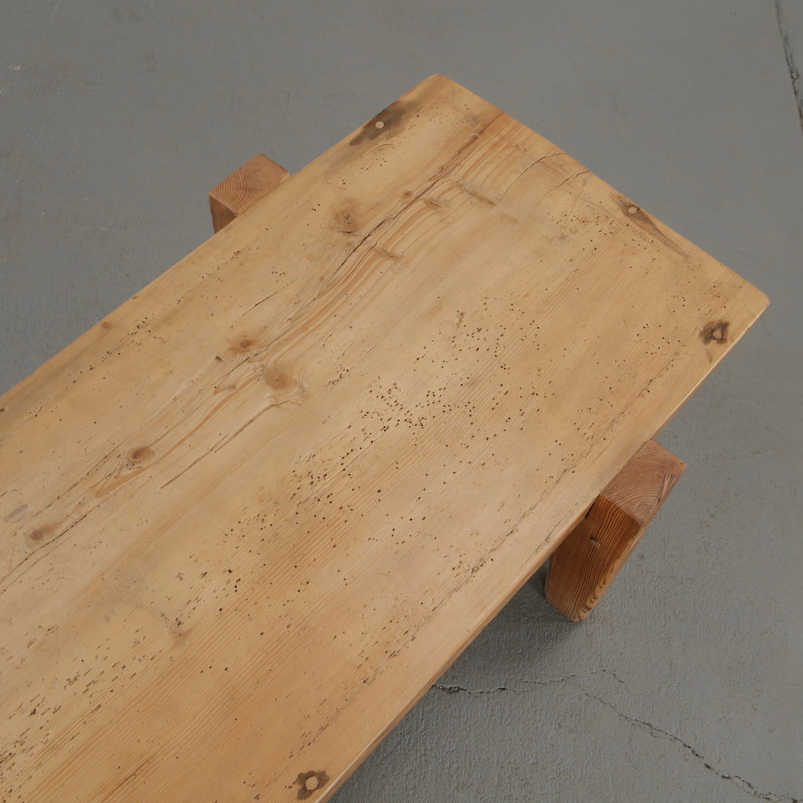 Long Brutalist Coffee Table, 1950s - 13