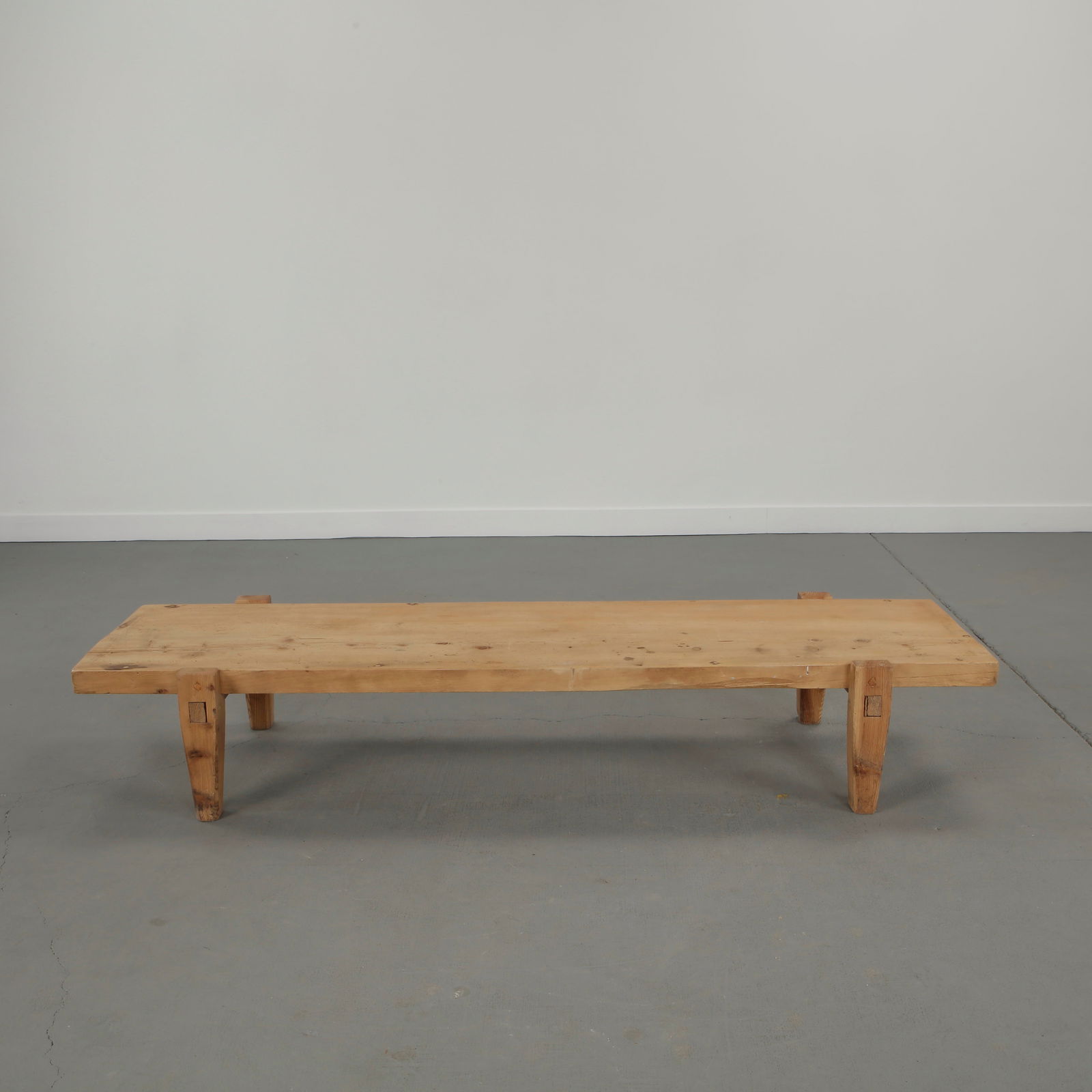 Long Brutalist Coffee Table, 1950s - 5