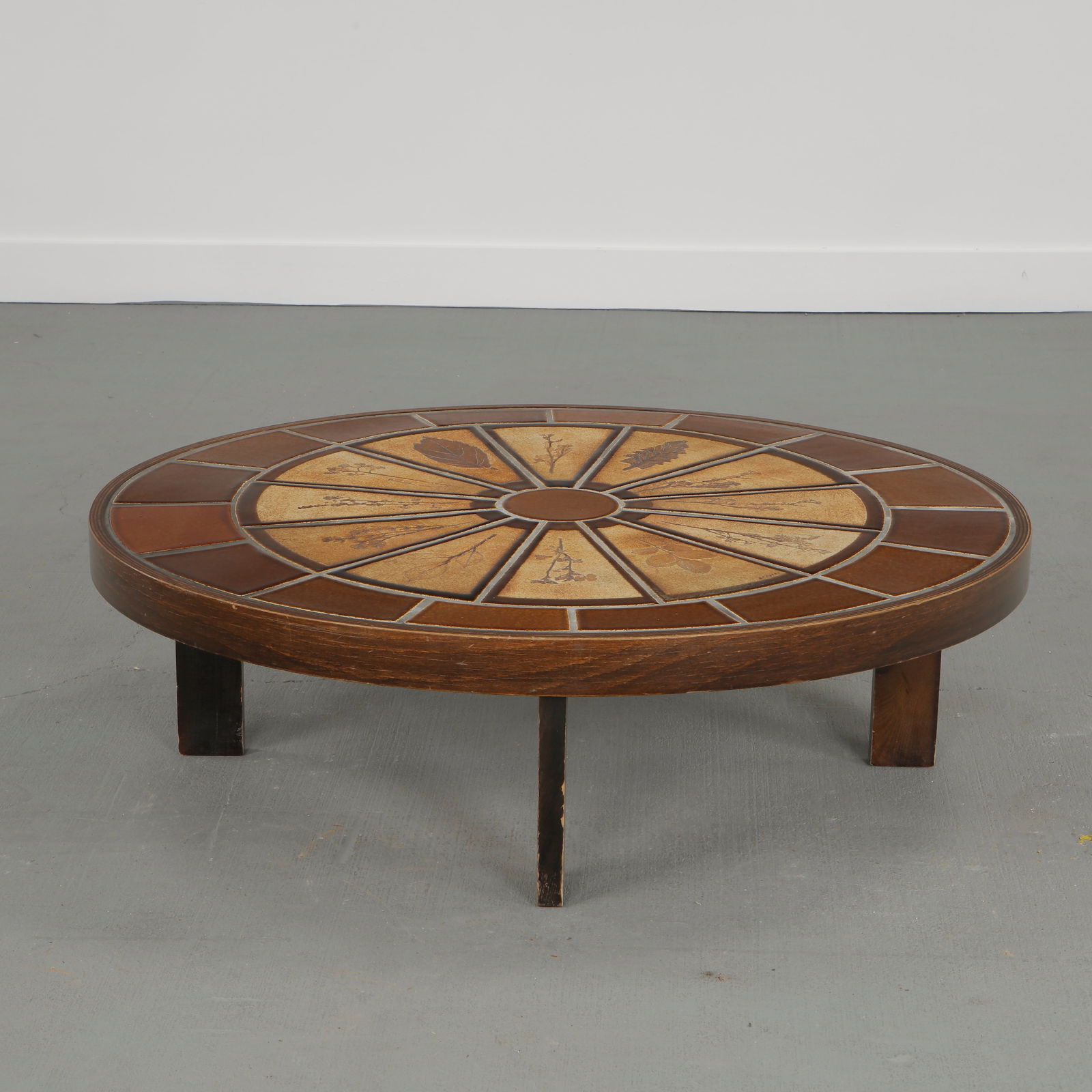 Roger Capron, Oval Garrigue Ceramic Coffee Table, 1960s (1 of 12)