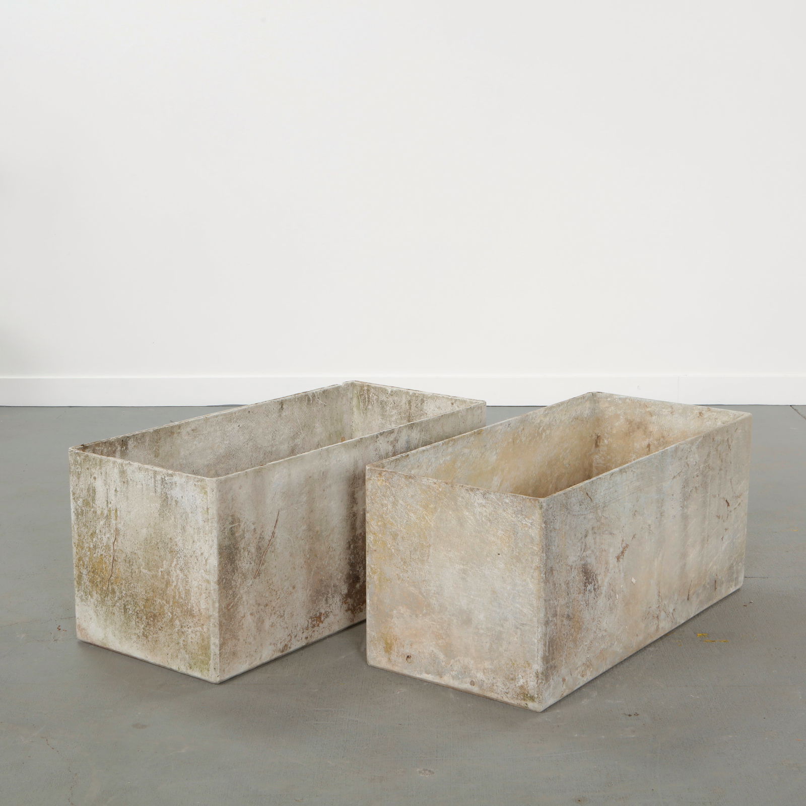 Willy Guhl, Pair of Rectangular Tall Planters, 1960s (1 of 16)