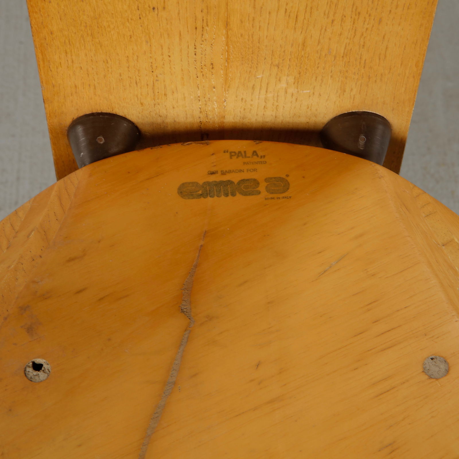 Gigi Sabadin for Emme, Set of Six Pala Dining Chairs, Italy, 1973 - 11