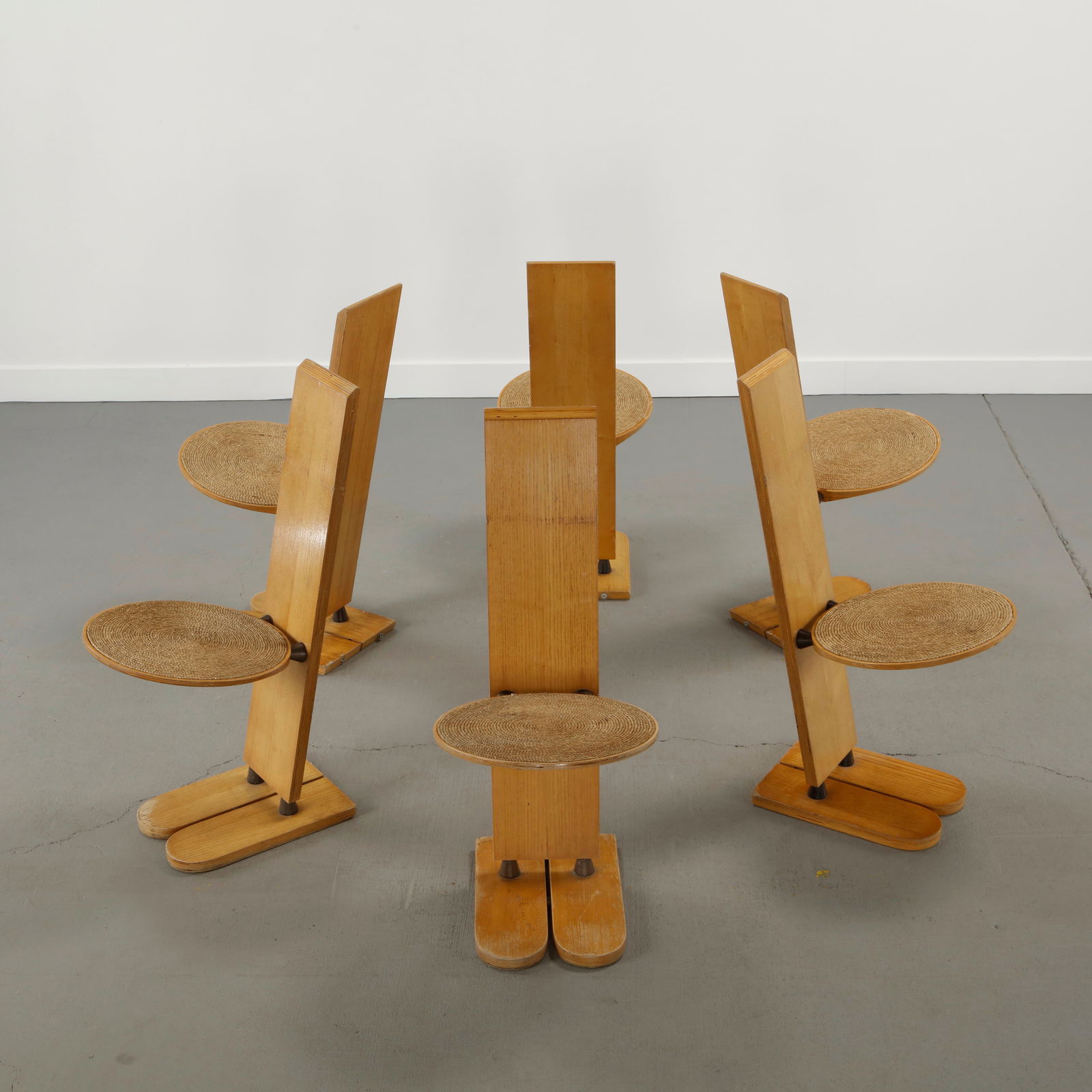 Gigi Sabadin for Emme, Set of Six Pala Dining Chairs, Italy, 1973 (1 of 11)