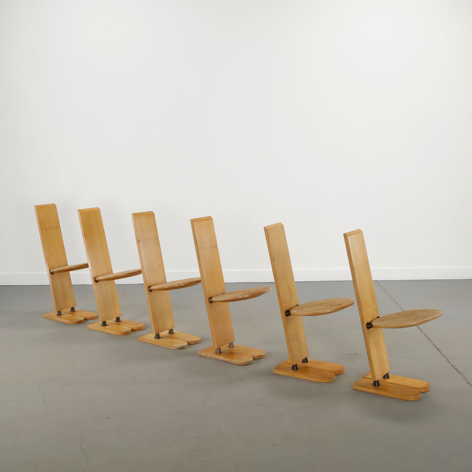 Gigi Sabadin for Emme, Set of Six Pala Dining Chairs, Italy, 1973 - 2