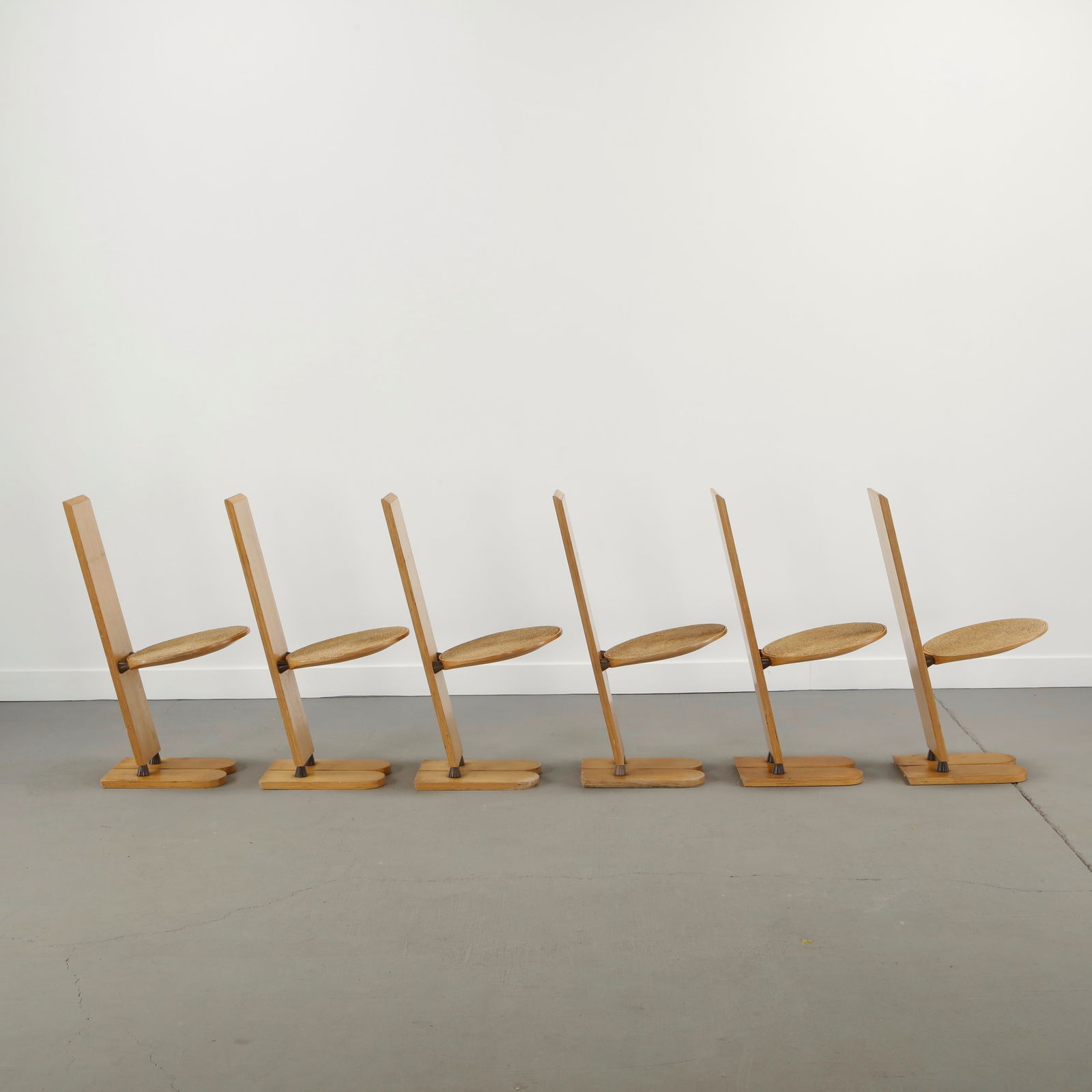 Gigi Sabadin for Emme, Set of Six Pala Dining Chairs, Italy, 1973 - 4