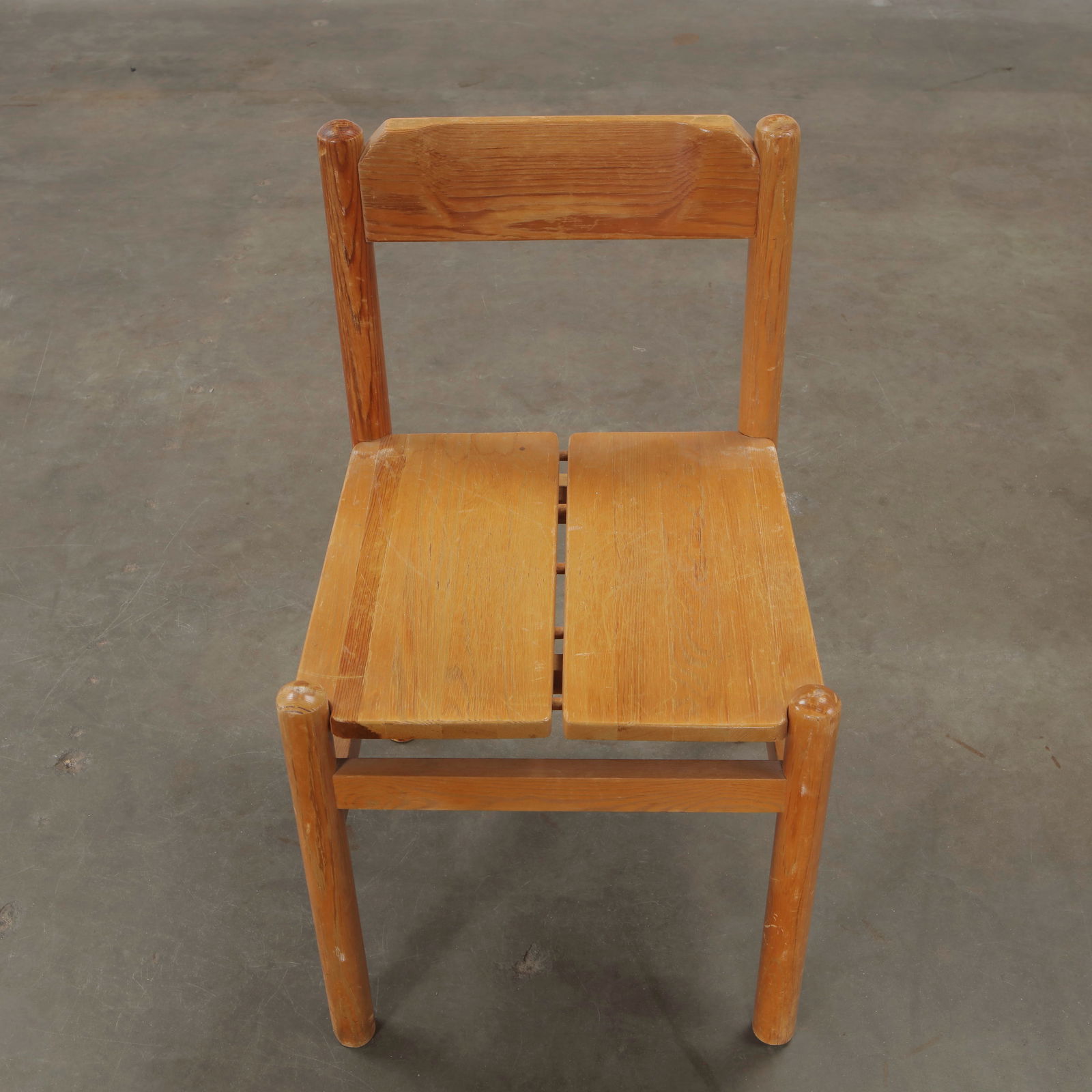 Pierre Gauthier-Delaye, Set of Four Wooden Chairs, France, 1960s - 10