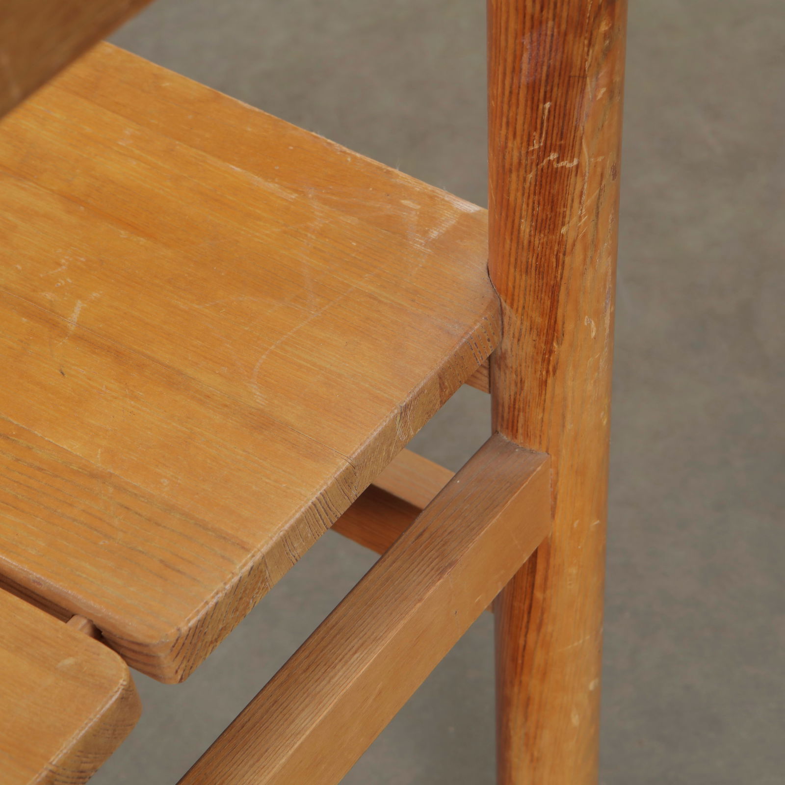 Pierre Gauthier-Delaye, Set of Four Wooden Chairs, France, 1960s - 18