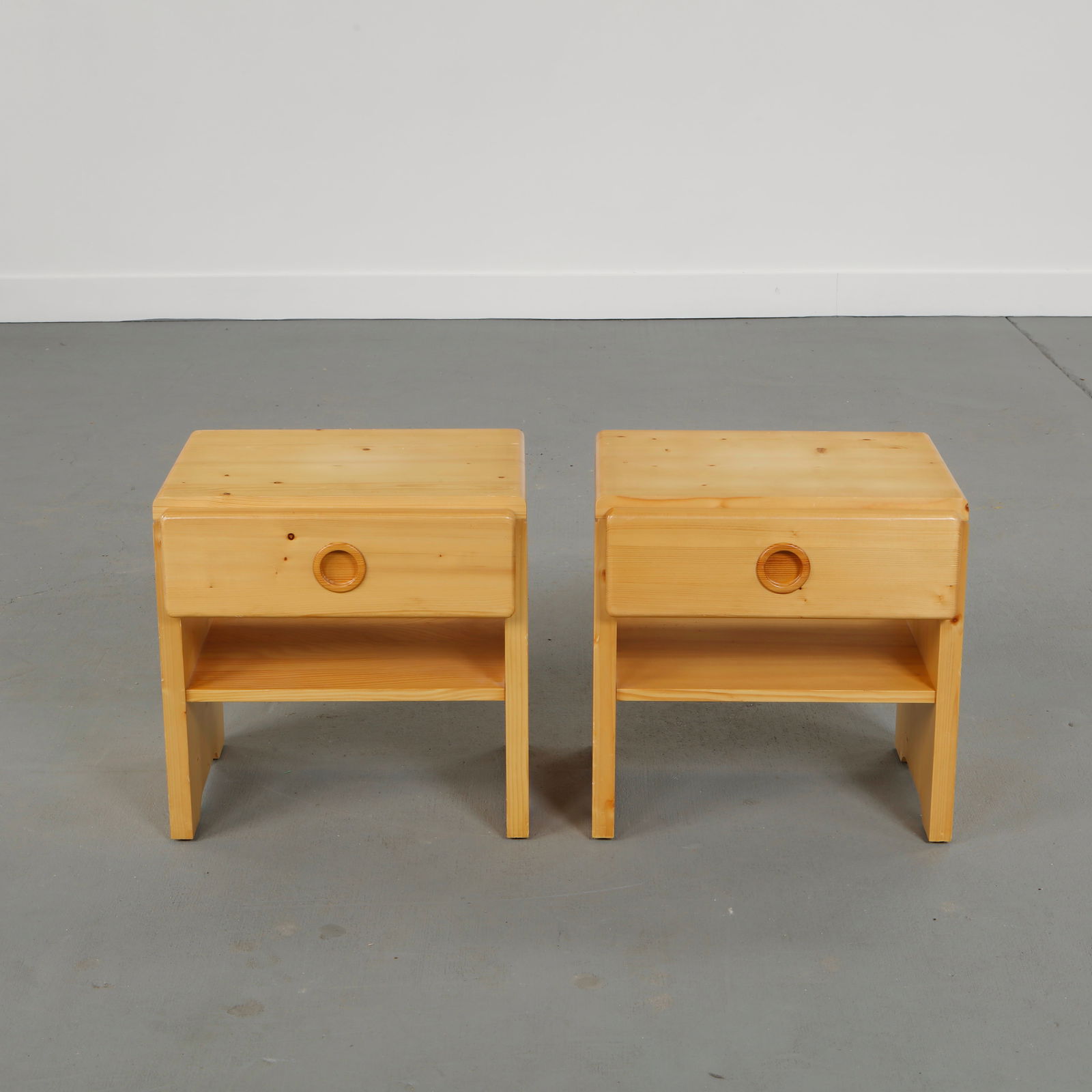 Charlotte Perriand for Les Arcs 1600, Pair of Nightstands, 1960s (1 of 16)