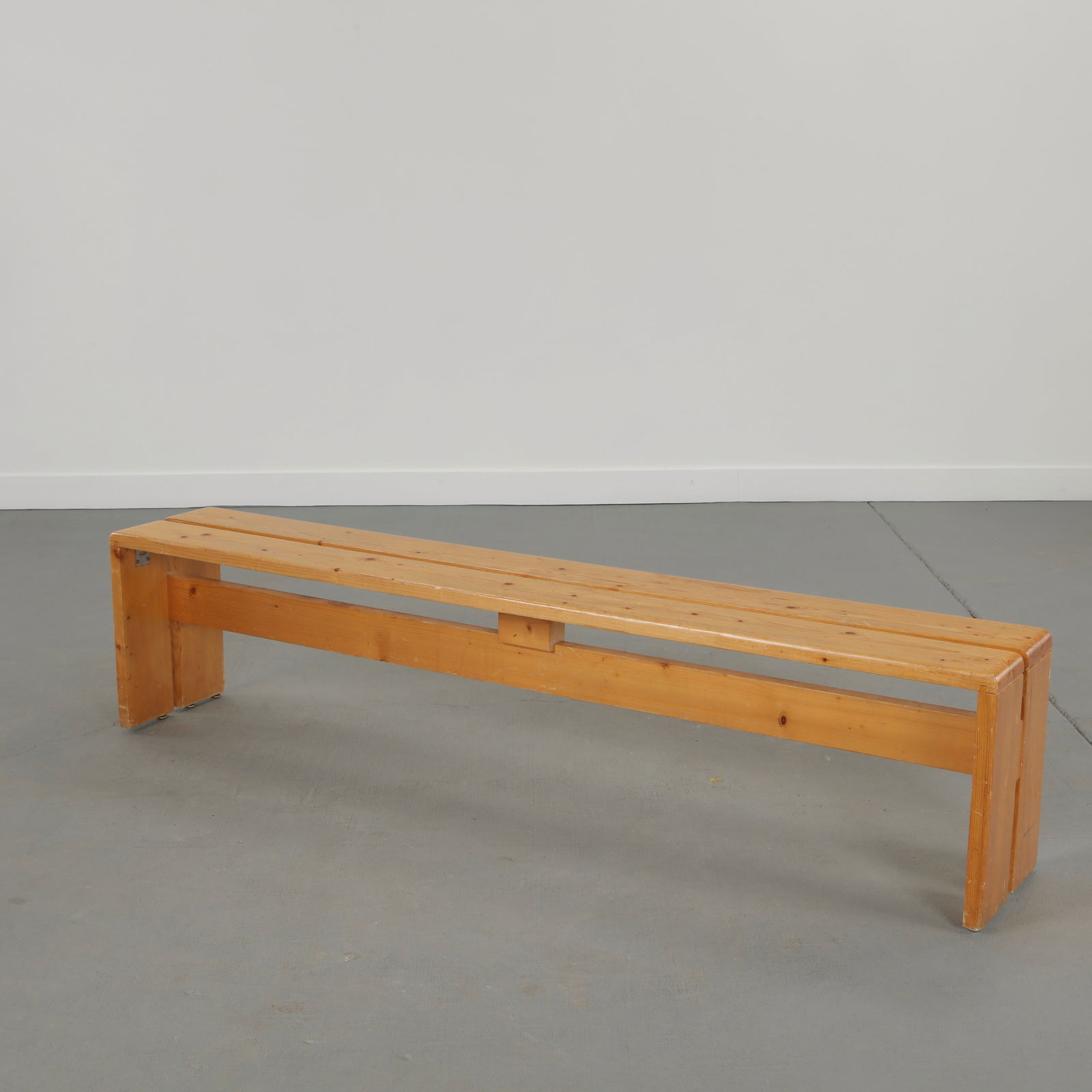 Charlotte Perriandfor Les Arcs 1600, Pine Bench, 1960s (1 of 15)