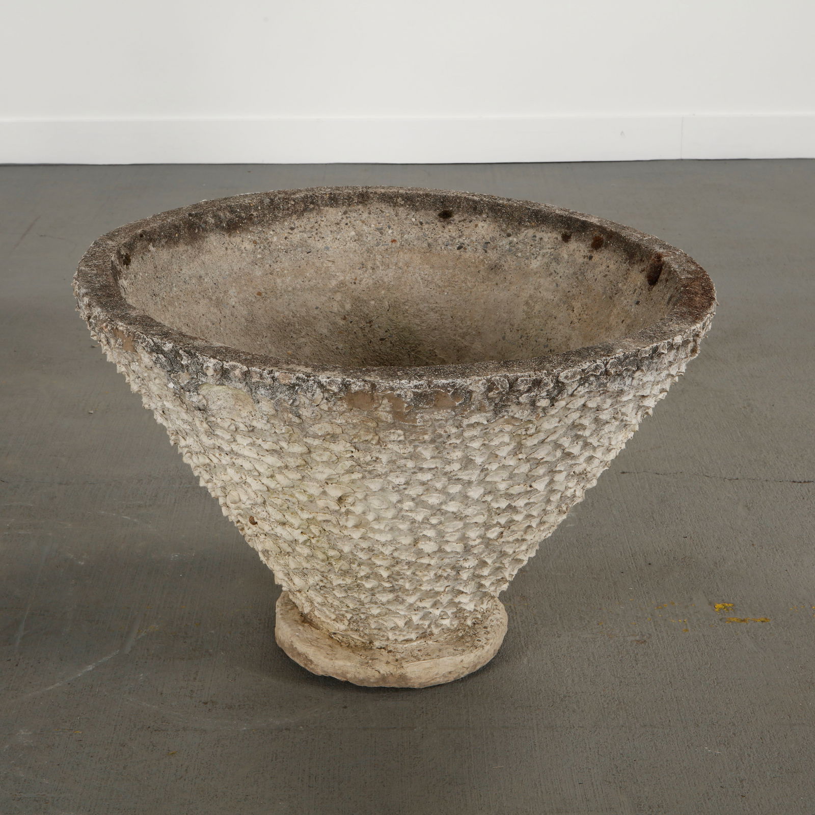 Monumental Conical Concrete Planter, 1960s (1 of 11)