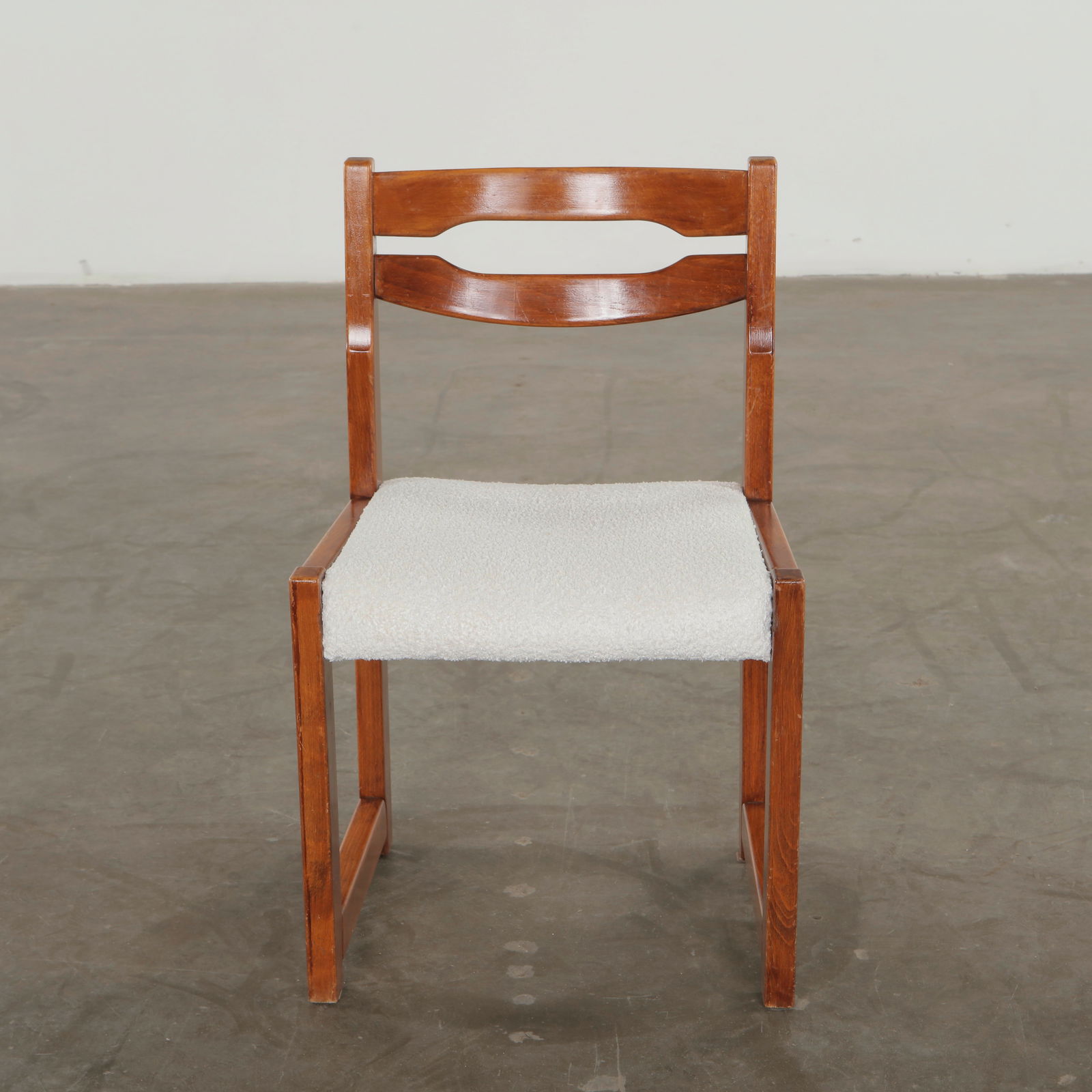 Set of Six Wool and Wood Chairs in the style of Niels Moller for J.L Moller, 1960s - 8