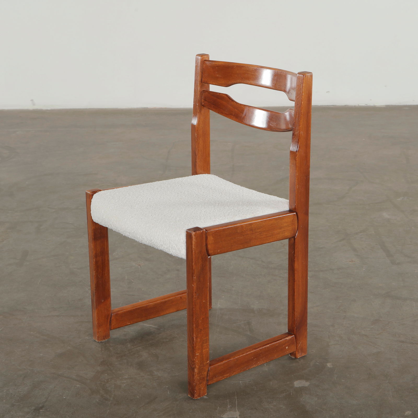 Set of Six Wool and Wood Chairs in the style of Niels Moller for J.L Moller, 1960s - 9