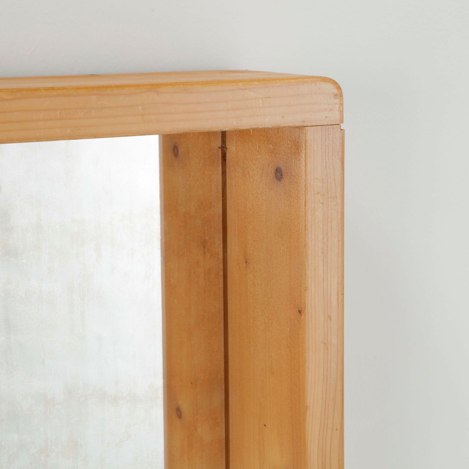 Maison Regain, Pine Mirror, 1960s - 3