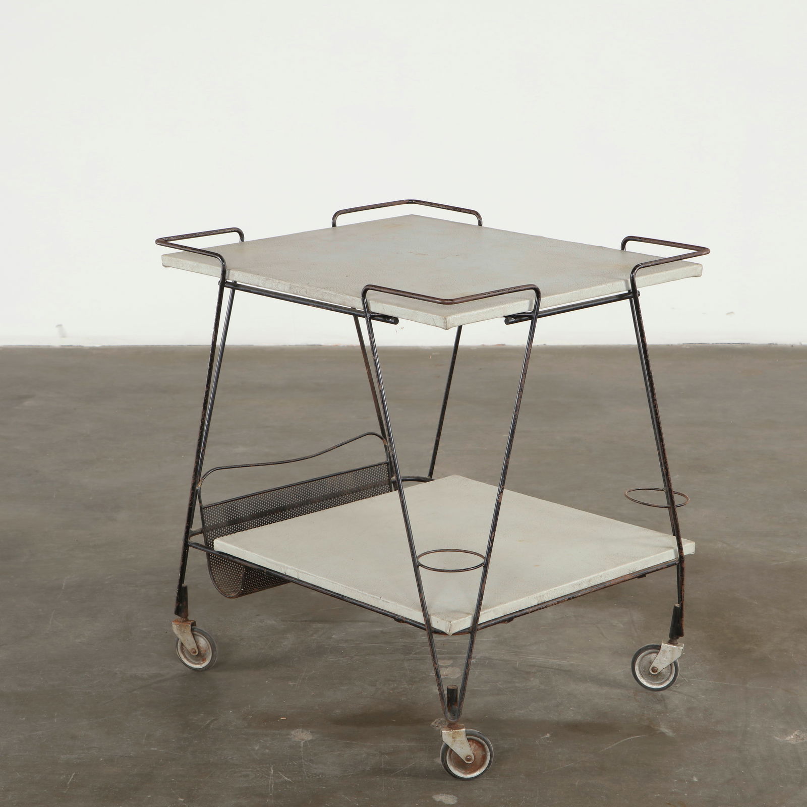 Marble Trolley attributed to Mathieu Mategot, 1950s (1 of 15)