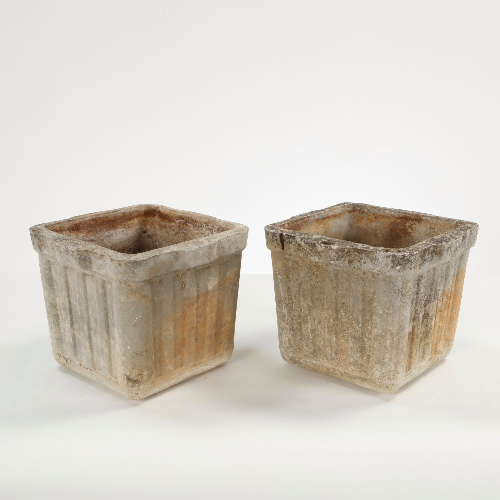 Willy Guhl, Pair of Small Square Planters, 1960s (1 of 13)
