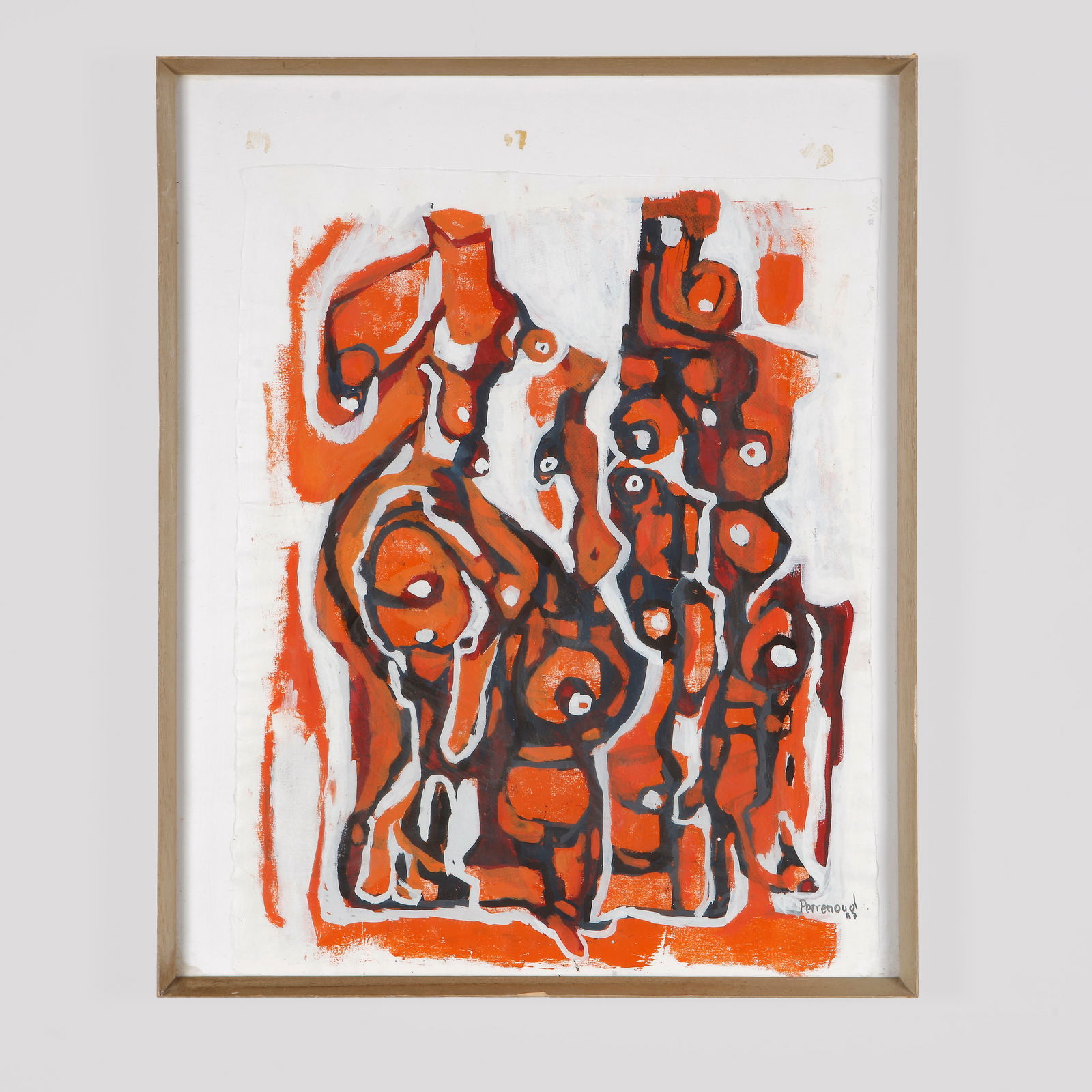 Maurice Perrenoud, Oil Painting, 1960s (1 of 2)