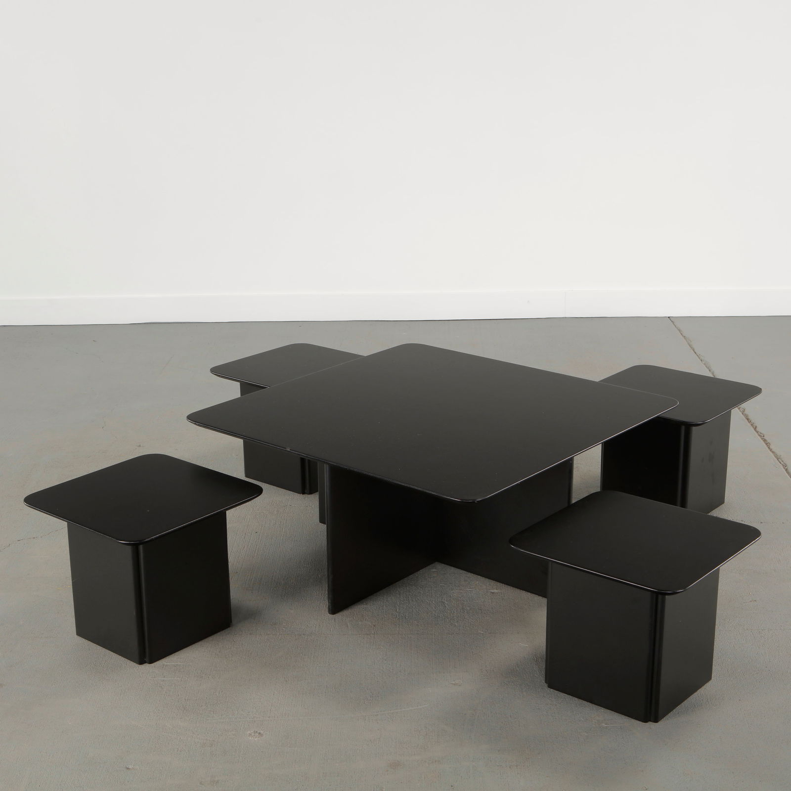 Italian Nested Coffee Table Set, 1960s (1 of 19)