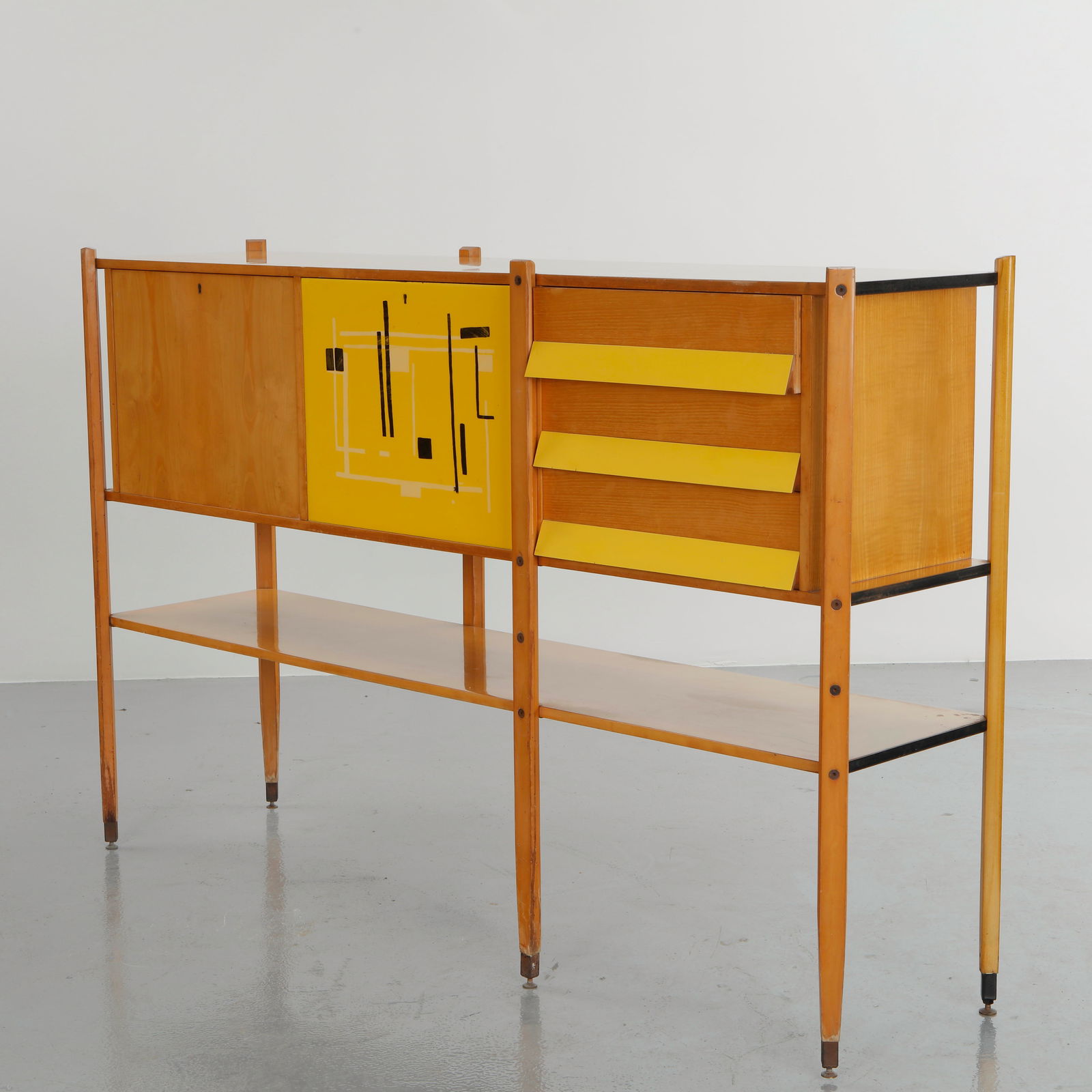 Roberto Aloi, Maple Sideboard, 1950s - 9