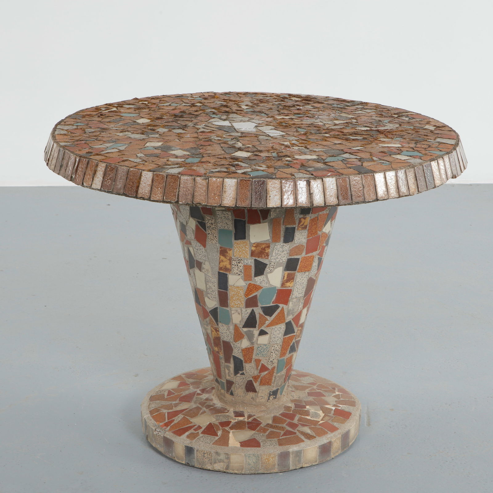 Mosaic Outdoor Table, 1960s (1 of 10)