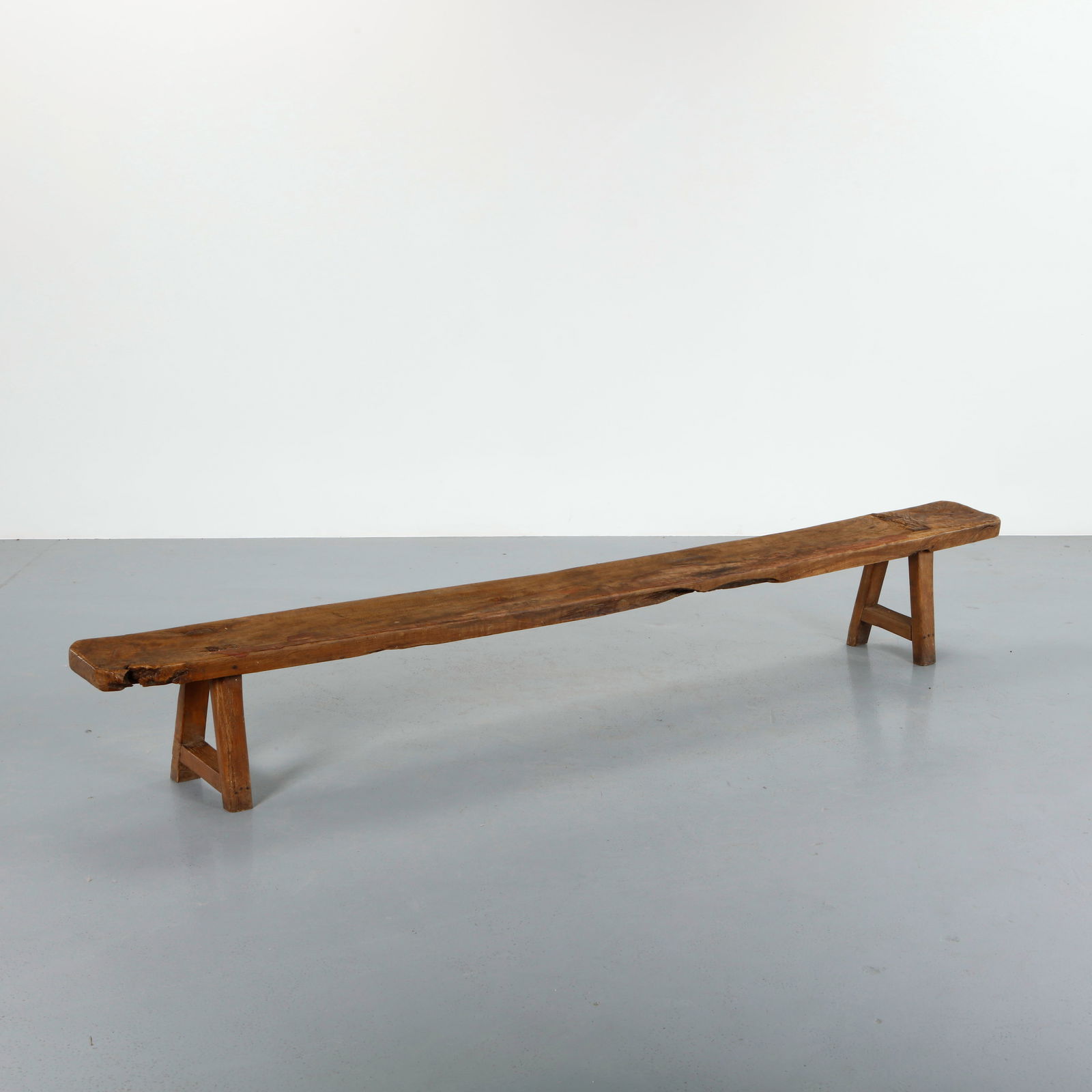 10-Foot Brutalist Monastic Bench, 1850s (1 of 13)