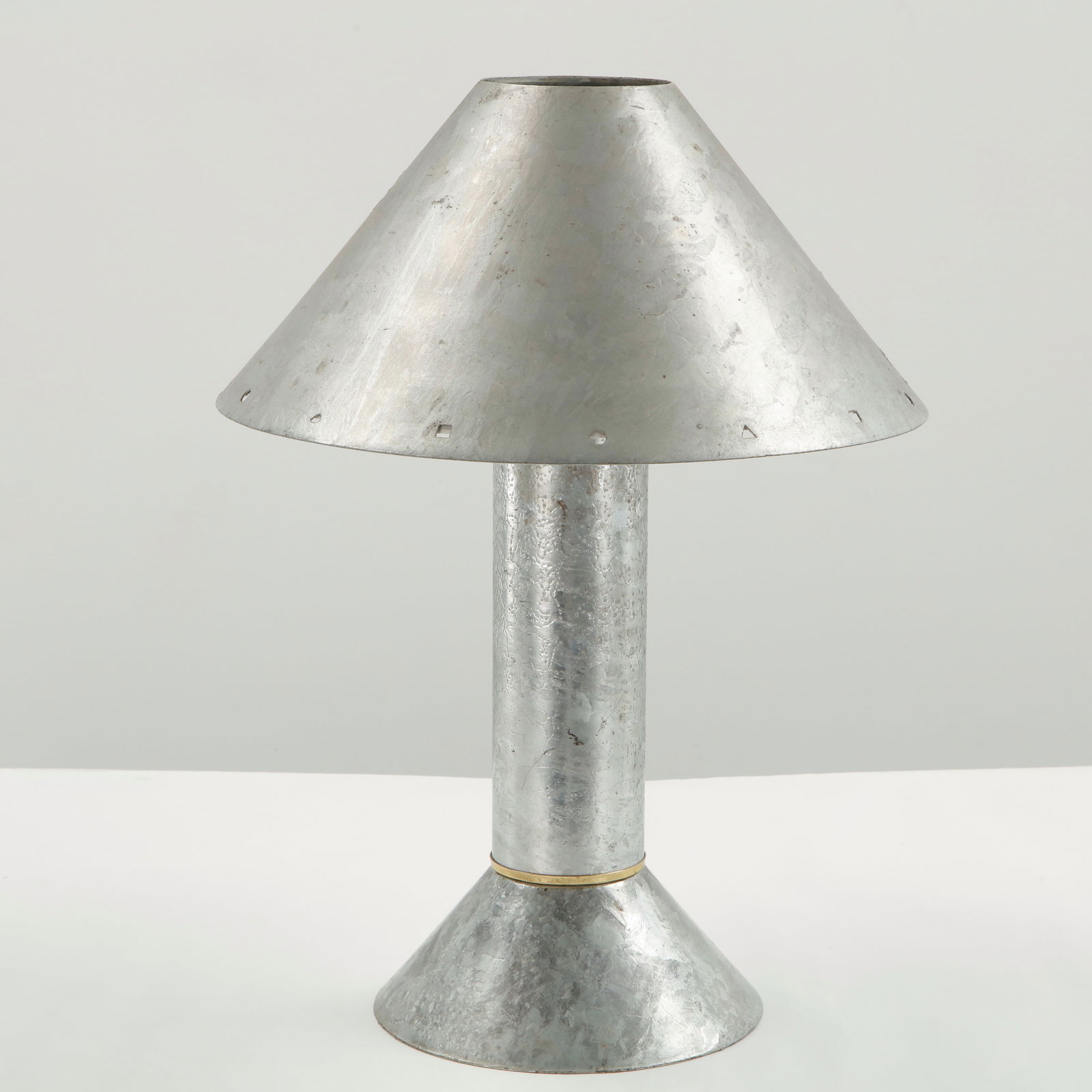 Ron Rezek, 4200 Zinc Table Lamps, USA, 1982 (1 of 8)