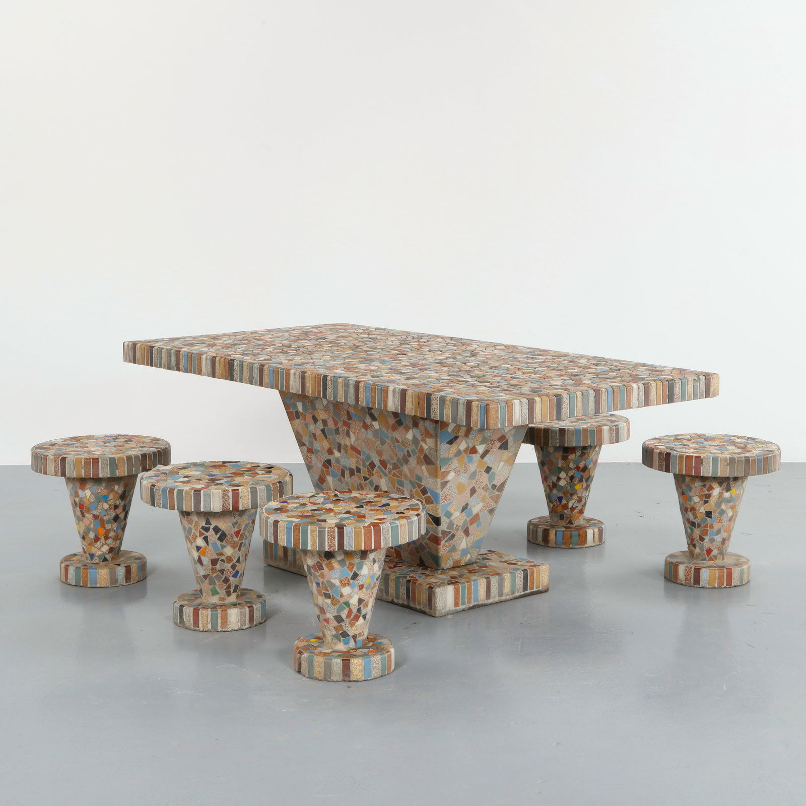 Mosaic Dining Set, 1960s (1 of 18)