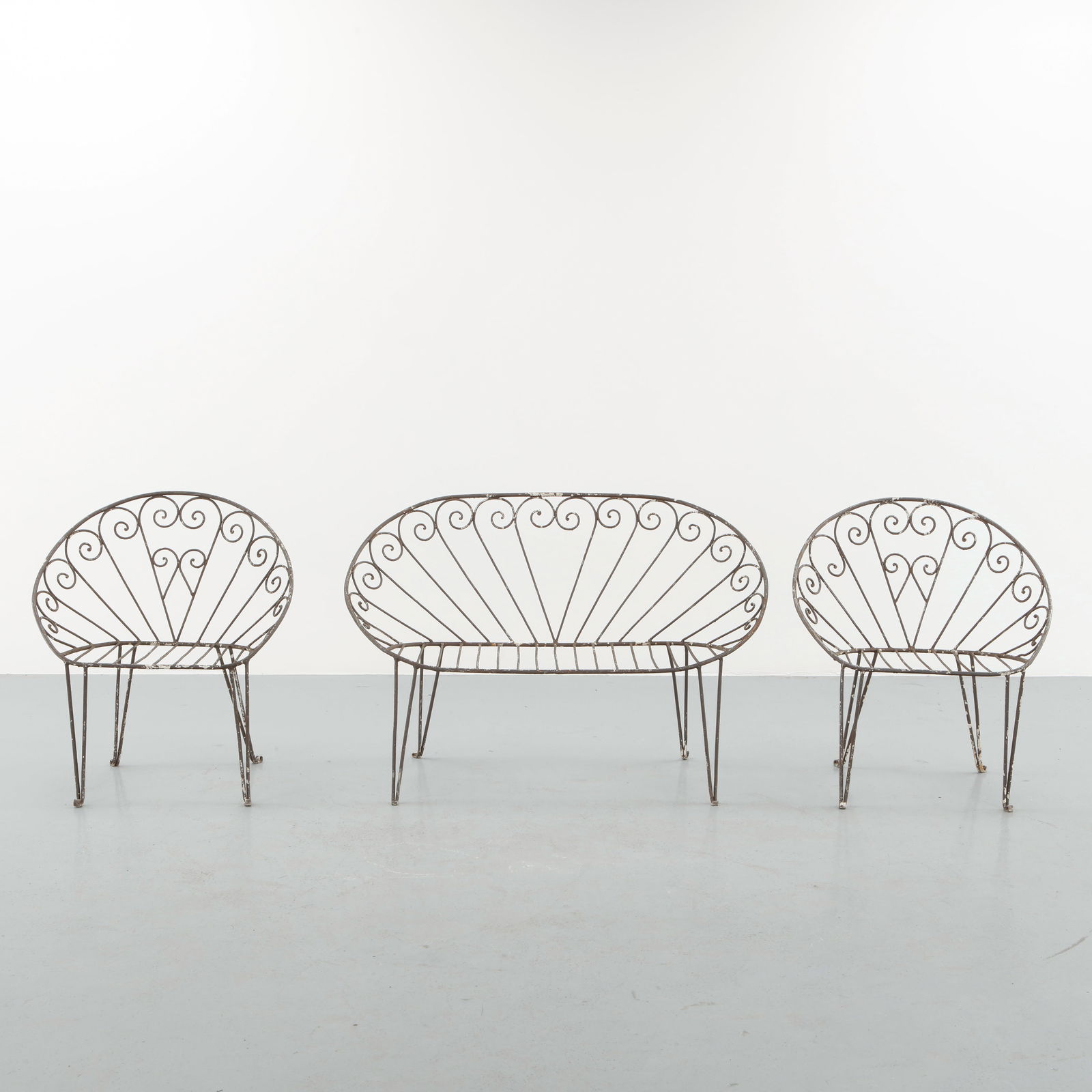 Outdoor Wrought Iron Living Room, 1950s (1 of 17)