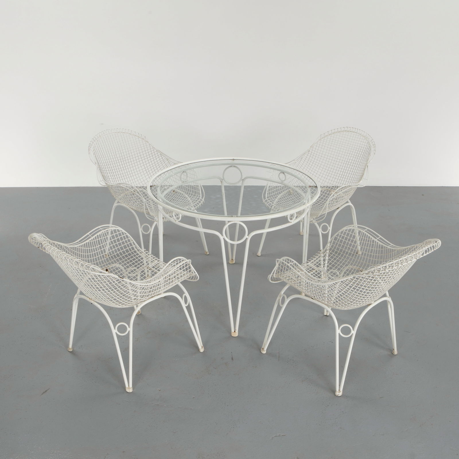 Emu, Outdoor Metal Dining Set attributed to Aldo Ciabatti, 1950s (1 of 18)