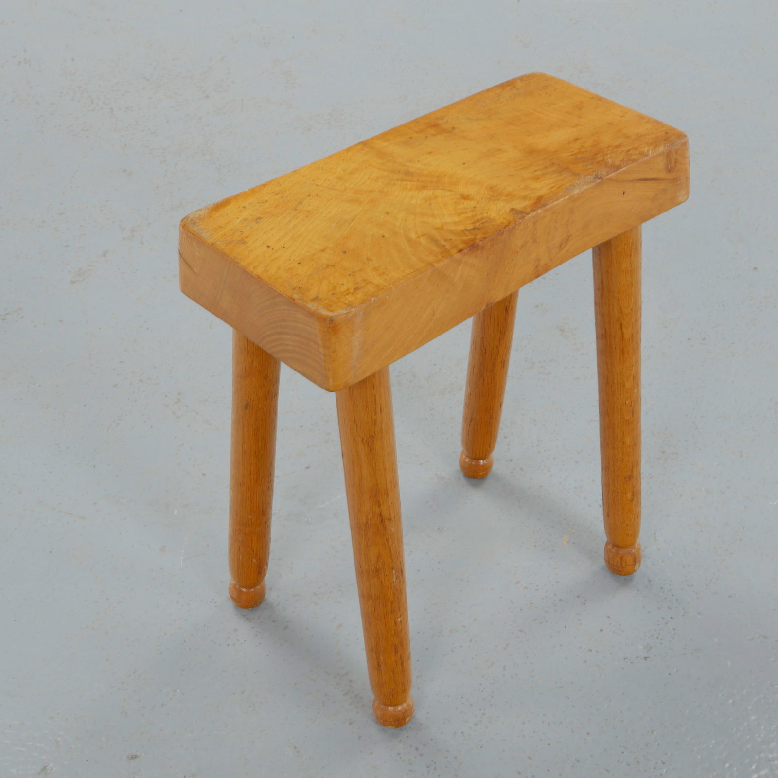 French Provincial, Rectangular Rustic Bench Stool, 1950s - 6