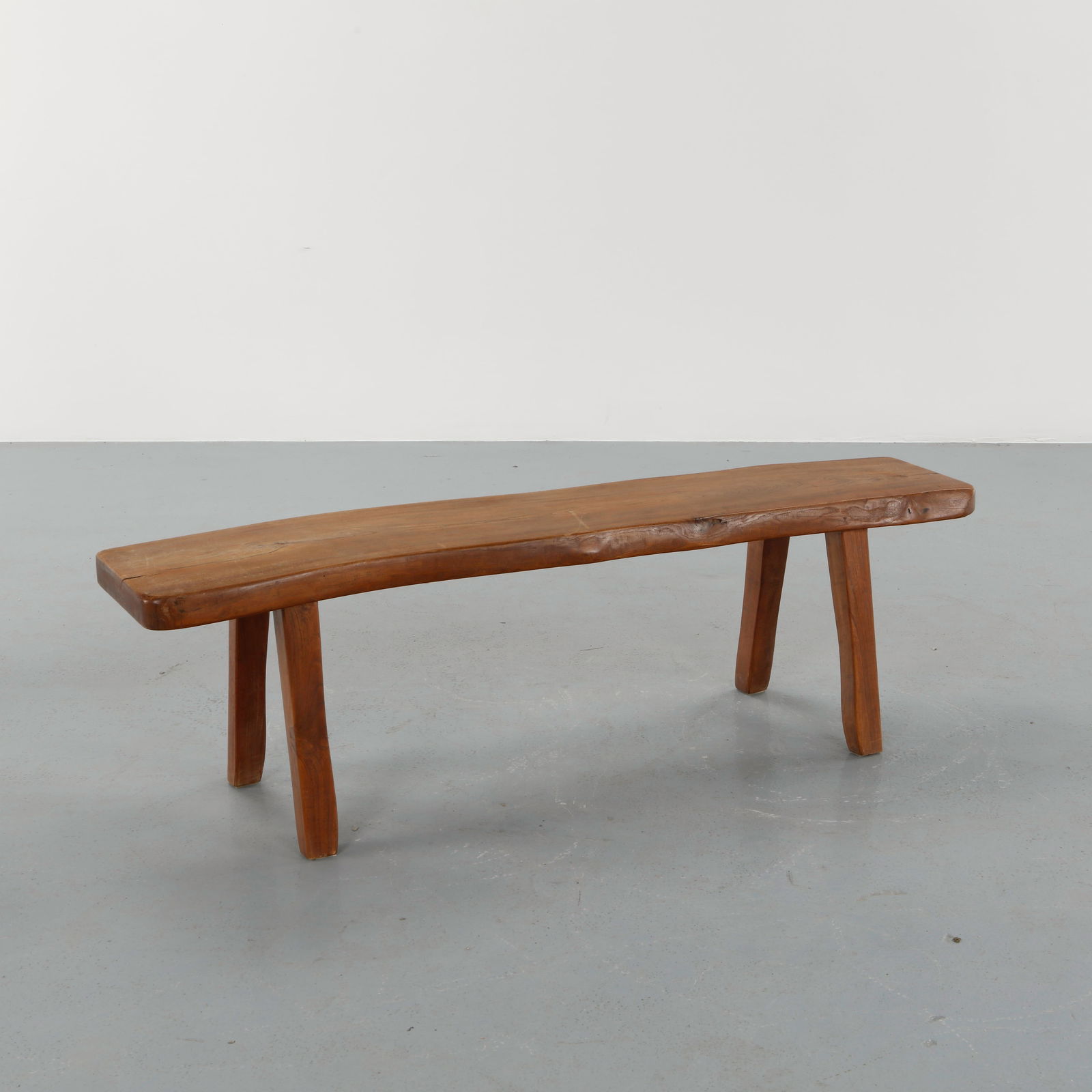 Brutalist Wood Bench in the style of George Nakashima , 1960s (1 of 14)