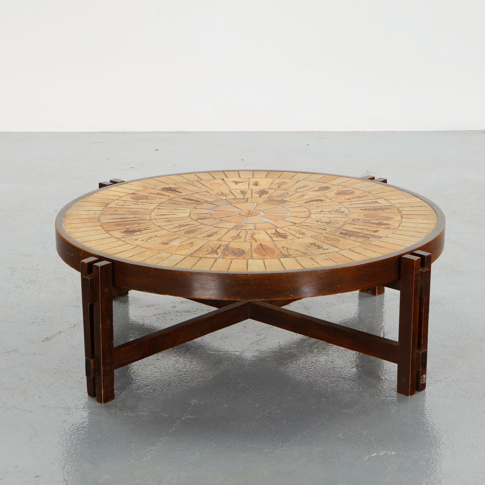 Roger Capron, Round Coffee Table, 1960s (1 of 12)
