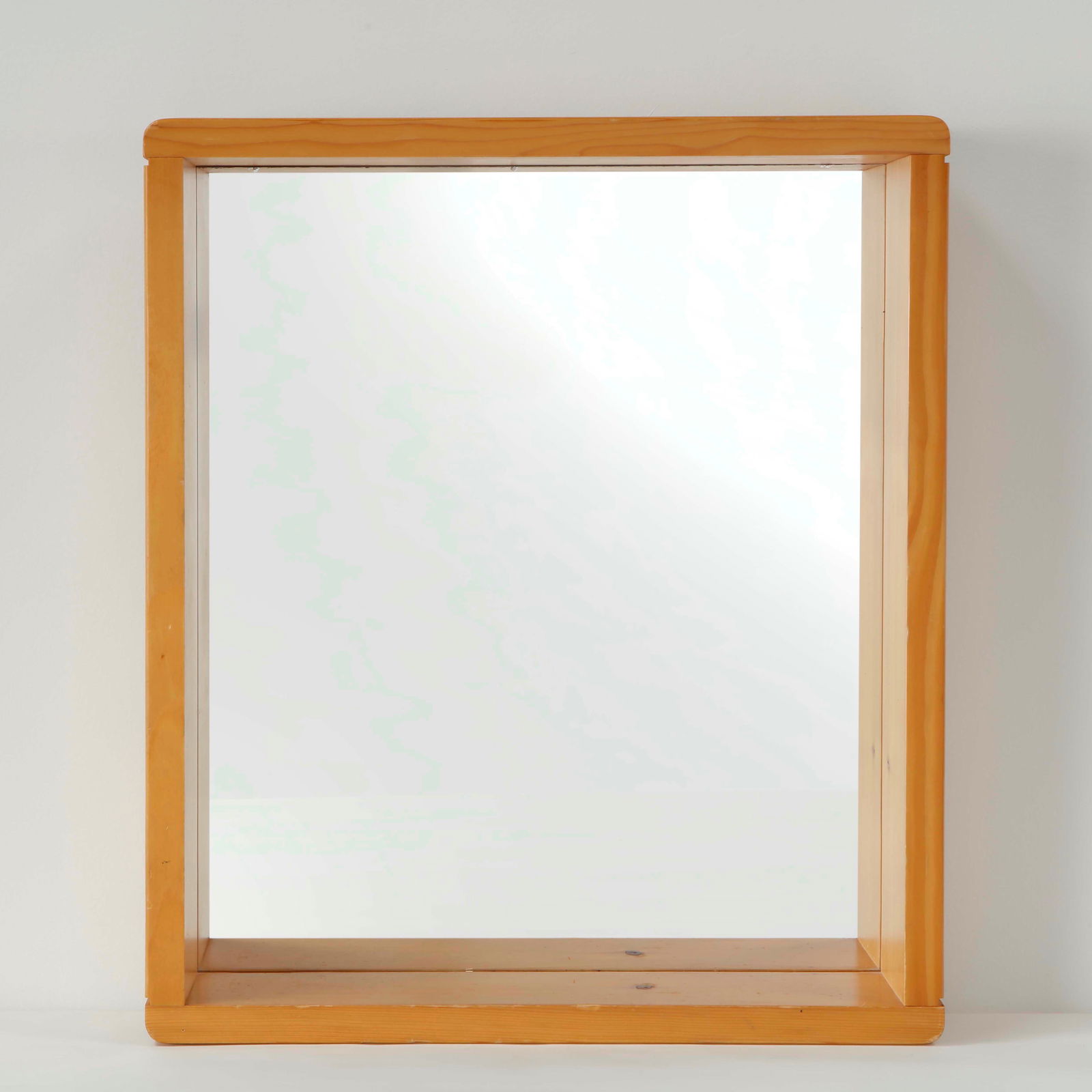 Maison Regain, Pine Mirror, 1960s (1 of 6)