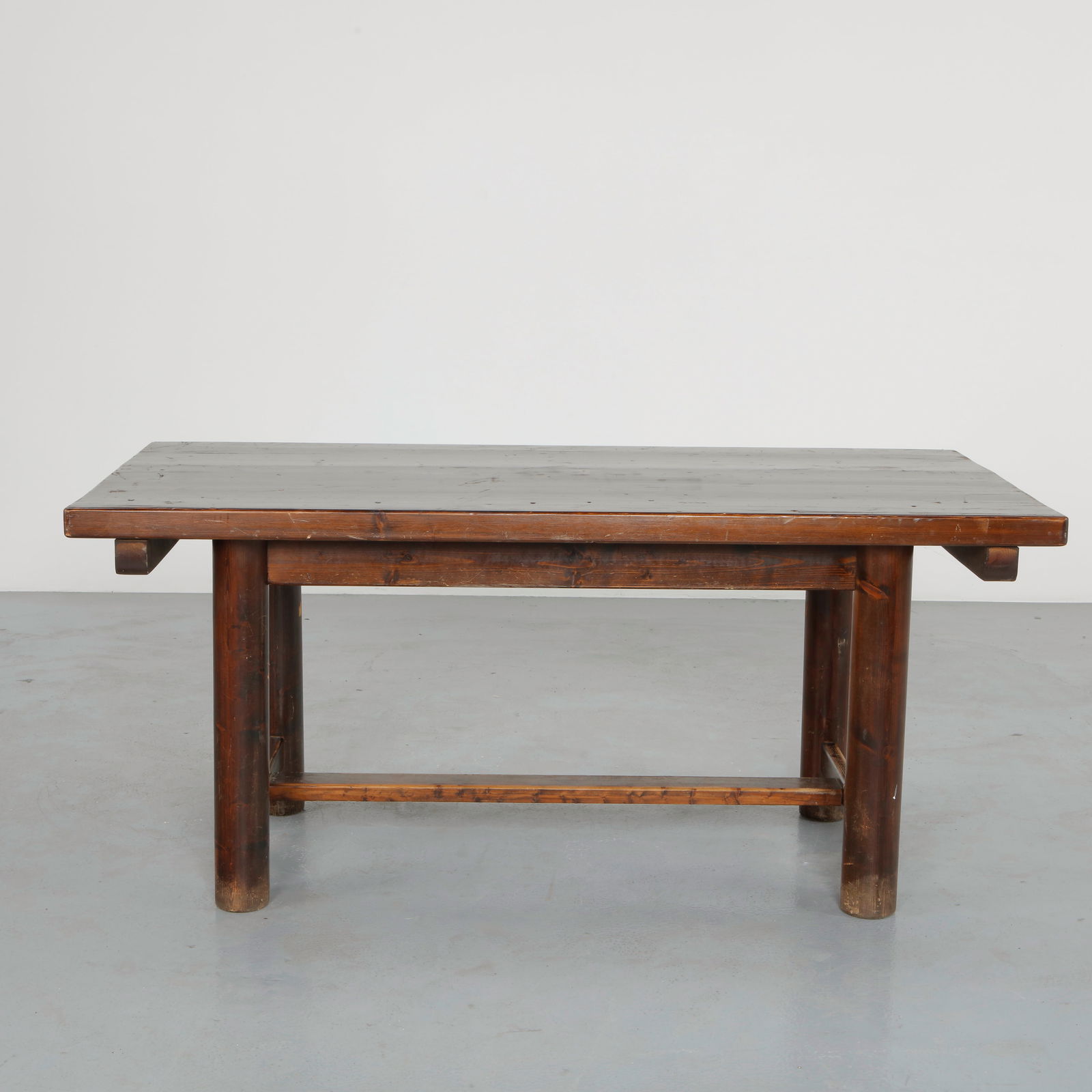 George Robert, Solid Wood Table, 1960s - 2