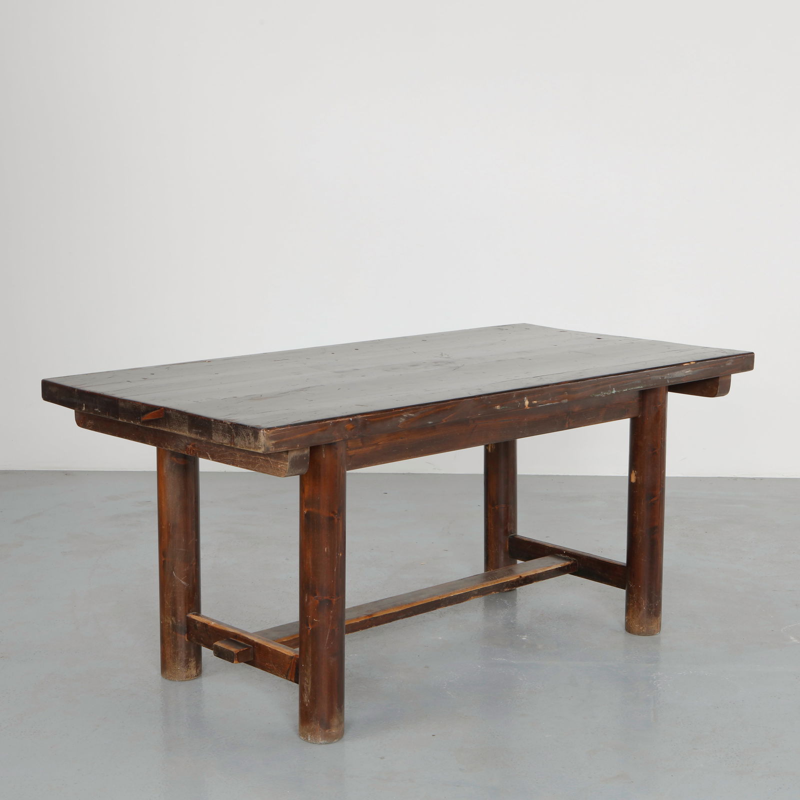 George Robert, Solid Wood Table, 1960s - 4