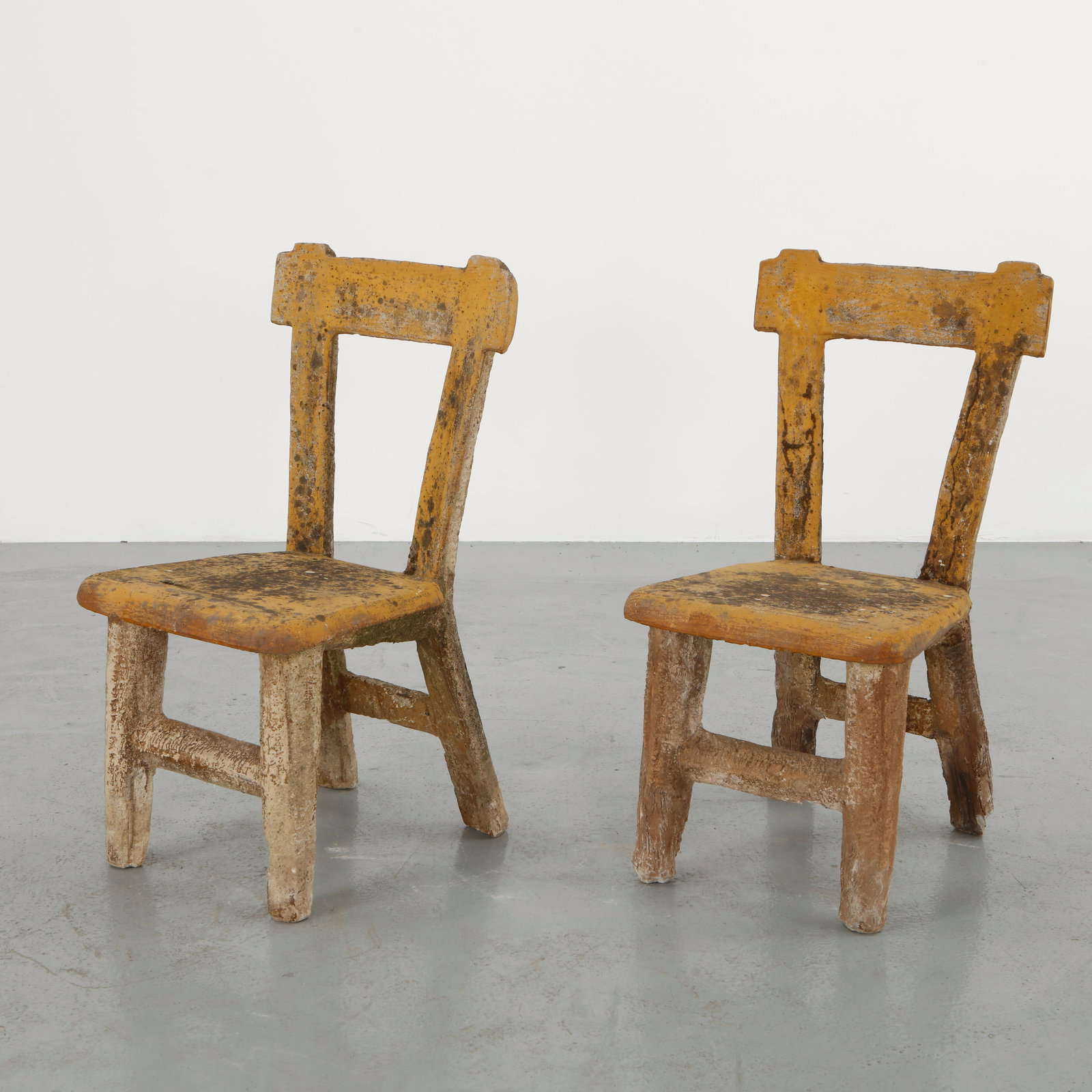 Pair of French Faux Bois Garden Chairs, 1960s (1 of 17)