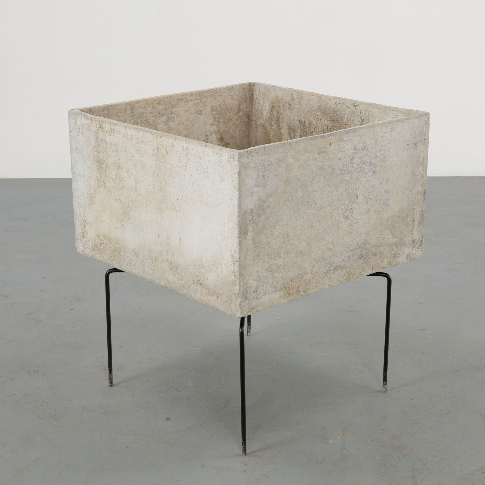 Willy Guhl, Large Square Planter on Stand, 1960s (1 of 10)