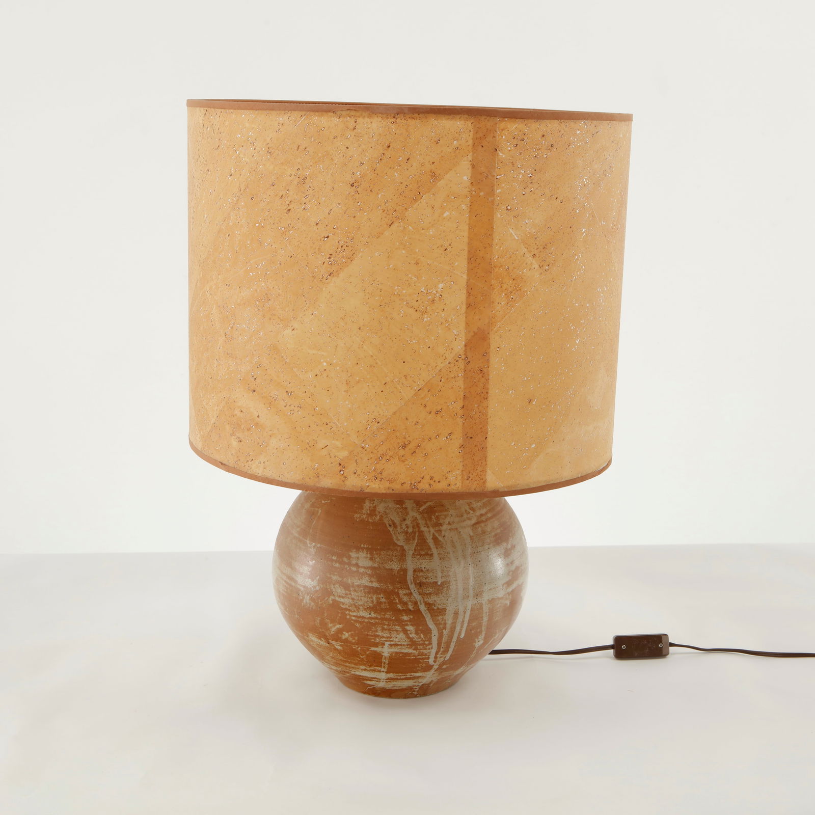 Ceramic Table Lamp with Spherical Base, 1970s - 3